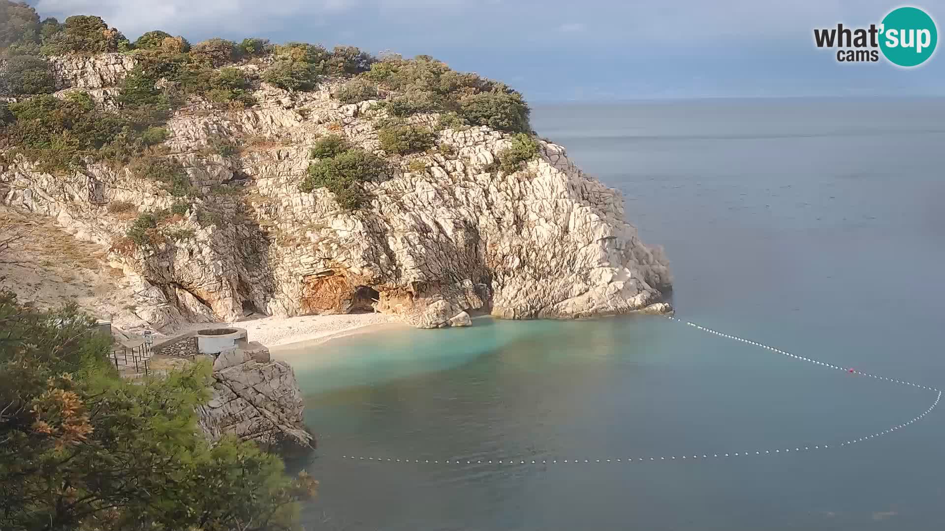 Webcam Bersezio spiaggia – Draga di Moschiena – Croazia