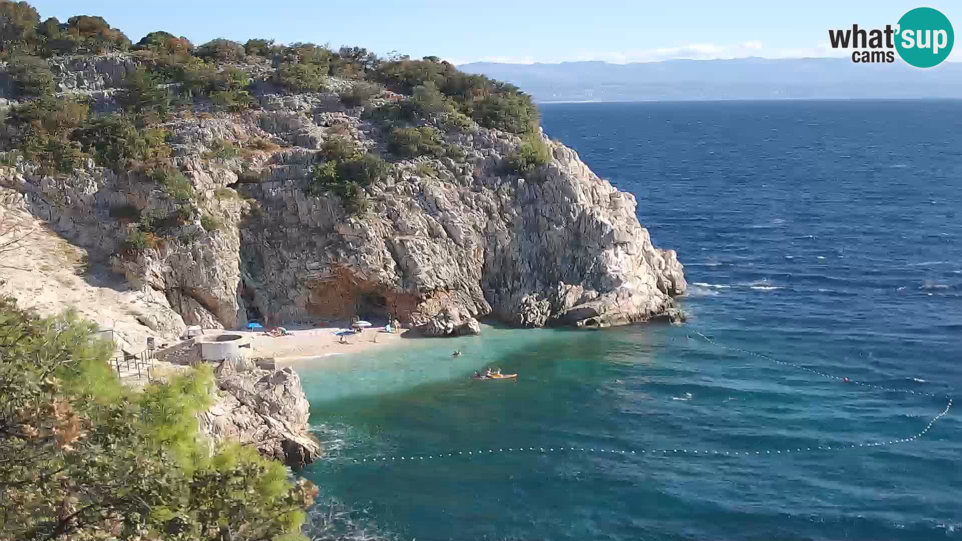 Webcam Brseč Strand – Mošćenička Draga – Kroatien