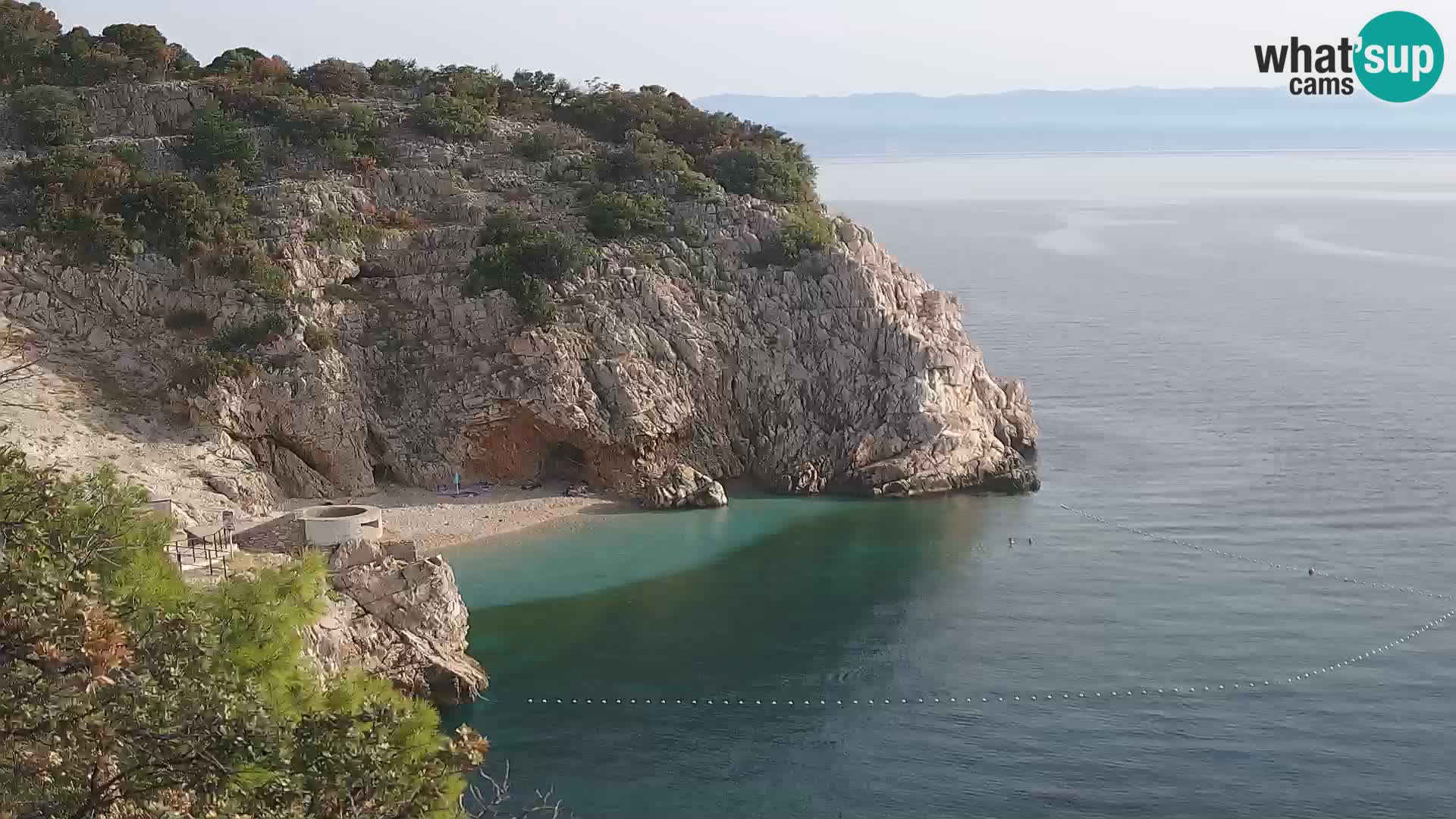 Webcam Brseč Strand – Mošćenička Draga – Kroatien