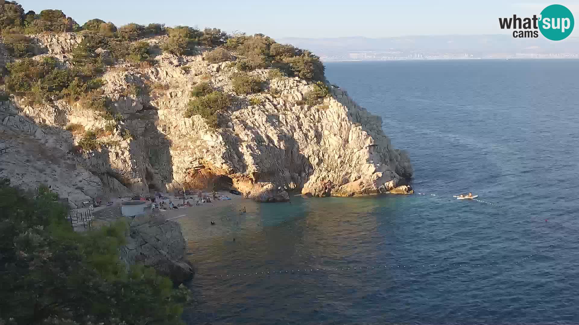 Webcam Brseč Strand – Mošćenička Draga – Kroatien