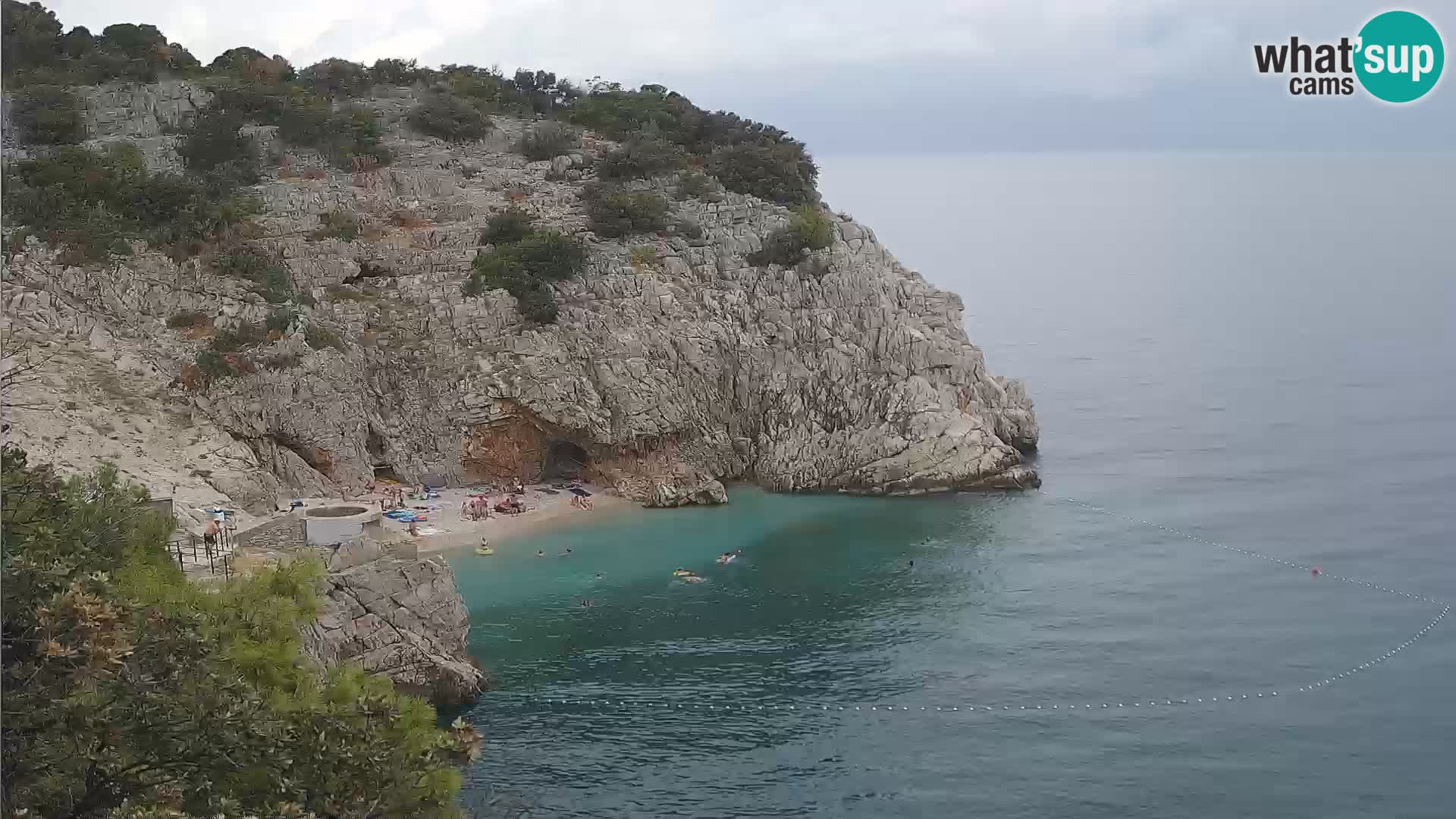 Webcam Brseč Strand – Mošćenička Draga – Kroatien
