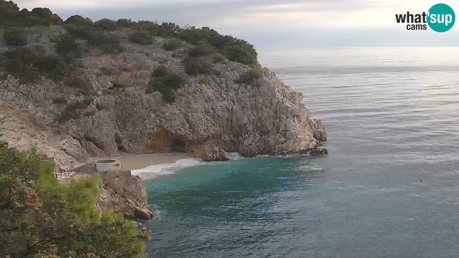 Webcam Brseč Strand – Mošćenička Draga – Kroatien