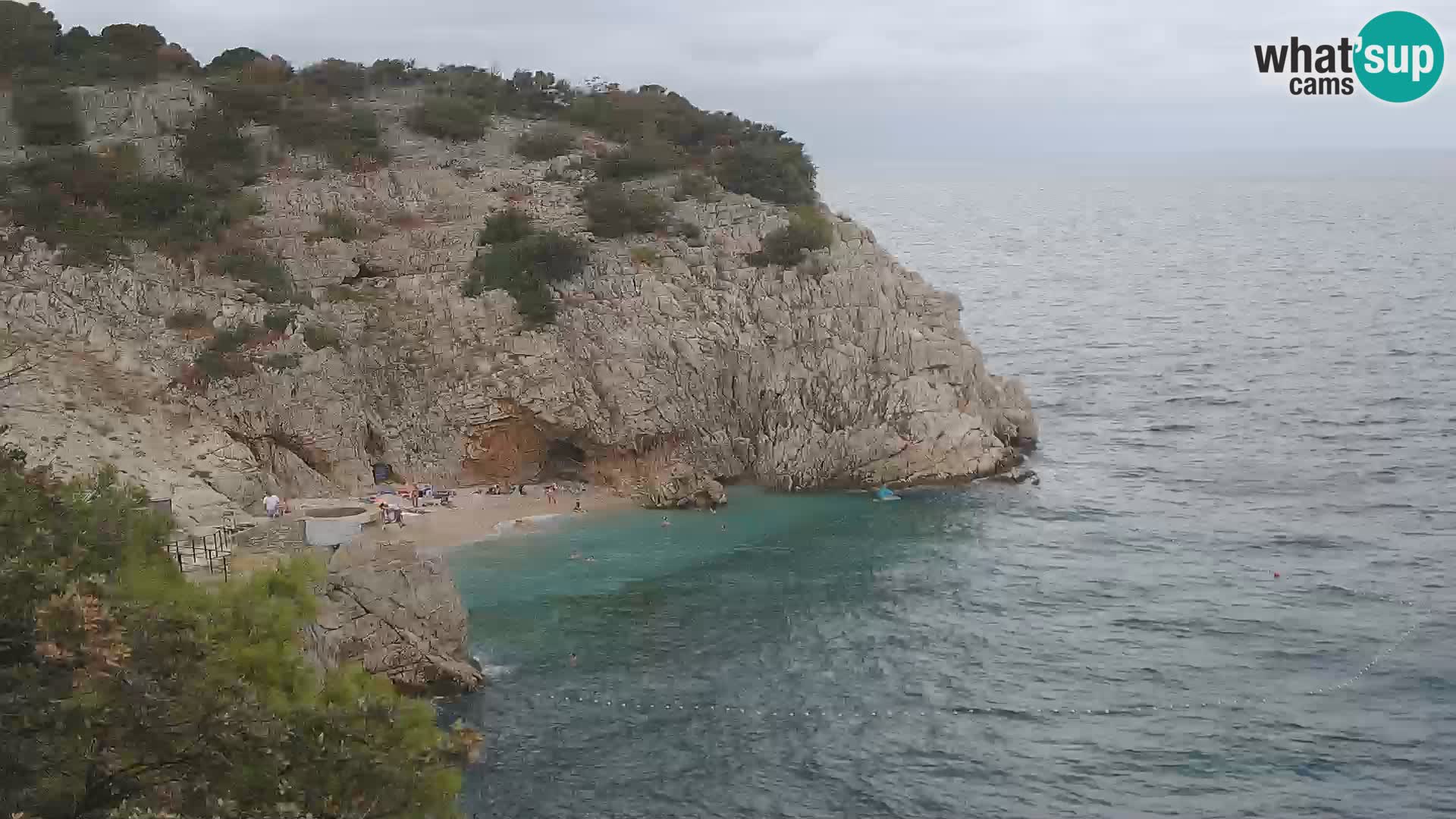 Webcam Brseč Strand – Mošćenička Draga – Kroatien