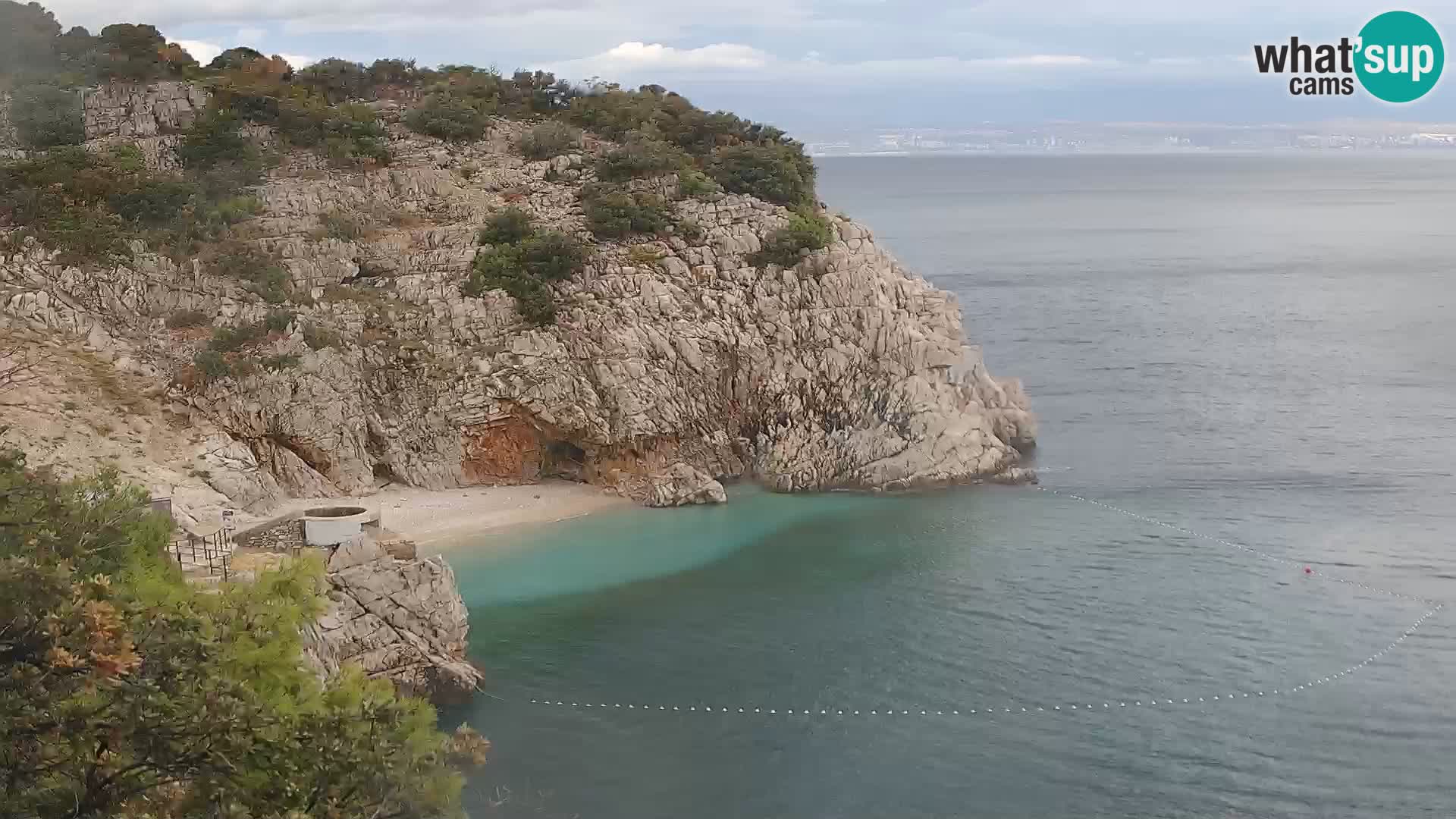 Webcam Bersezio spiaggia – Draga di Moschiena – Croazia
