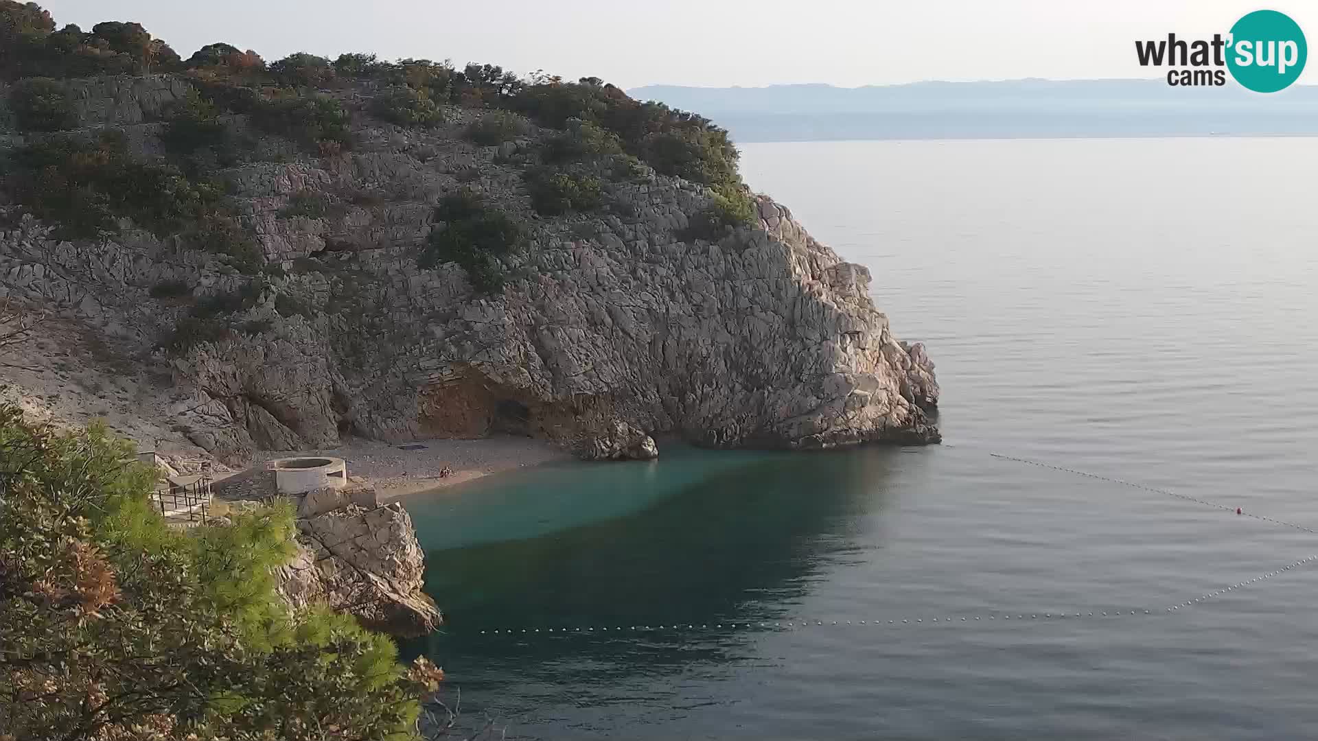 Webcam Bersezio spiaggia – Draga di Moschiena – Croazia