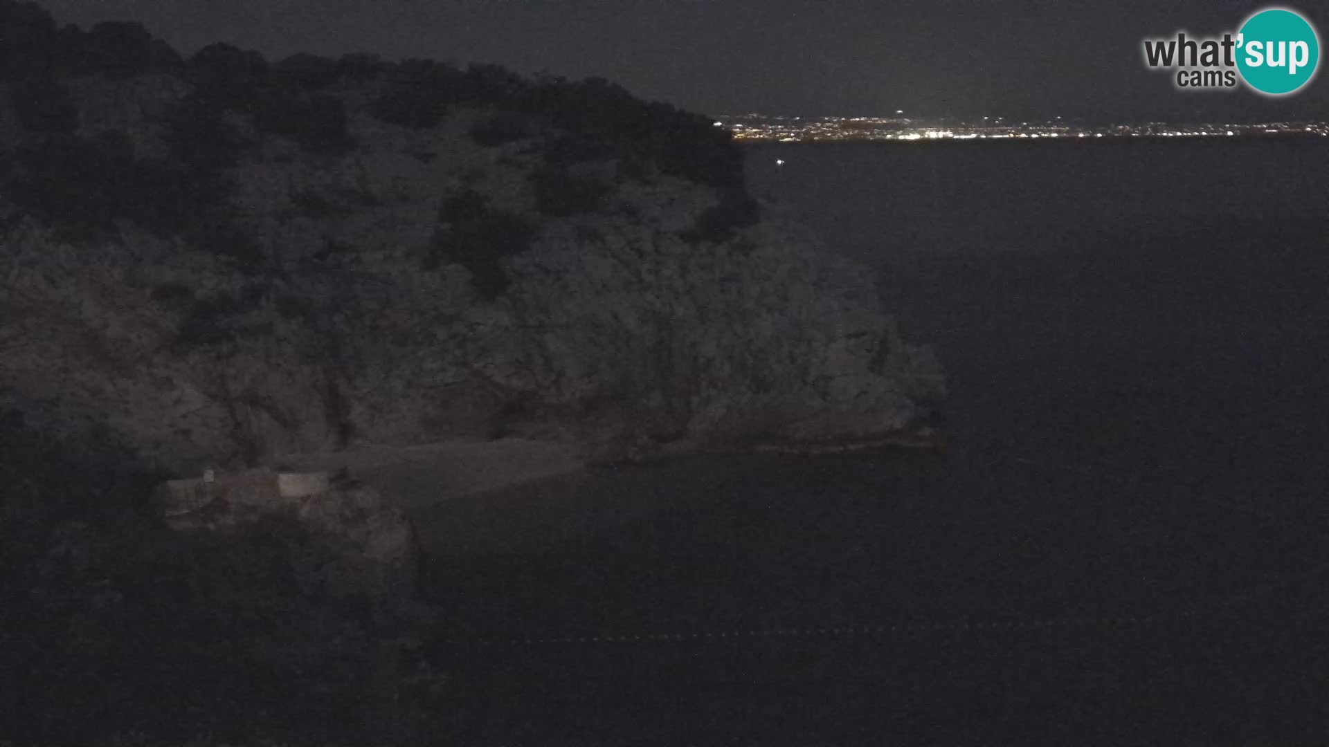 Webcam plage Brseč à Mošćenička Draga, Croatie