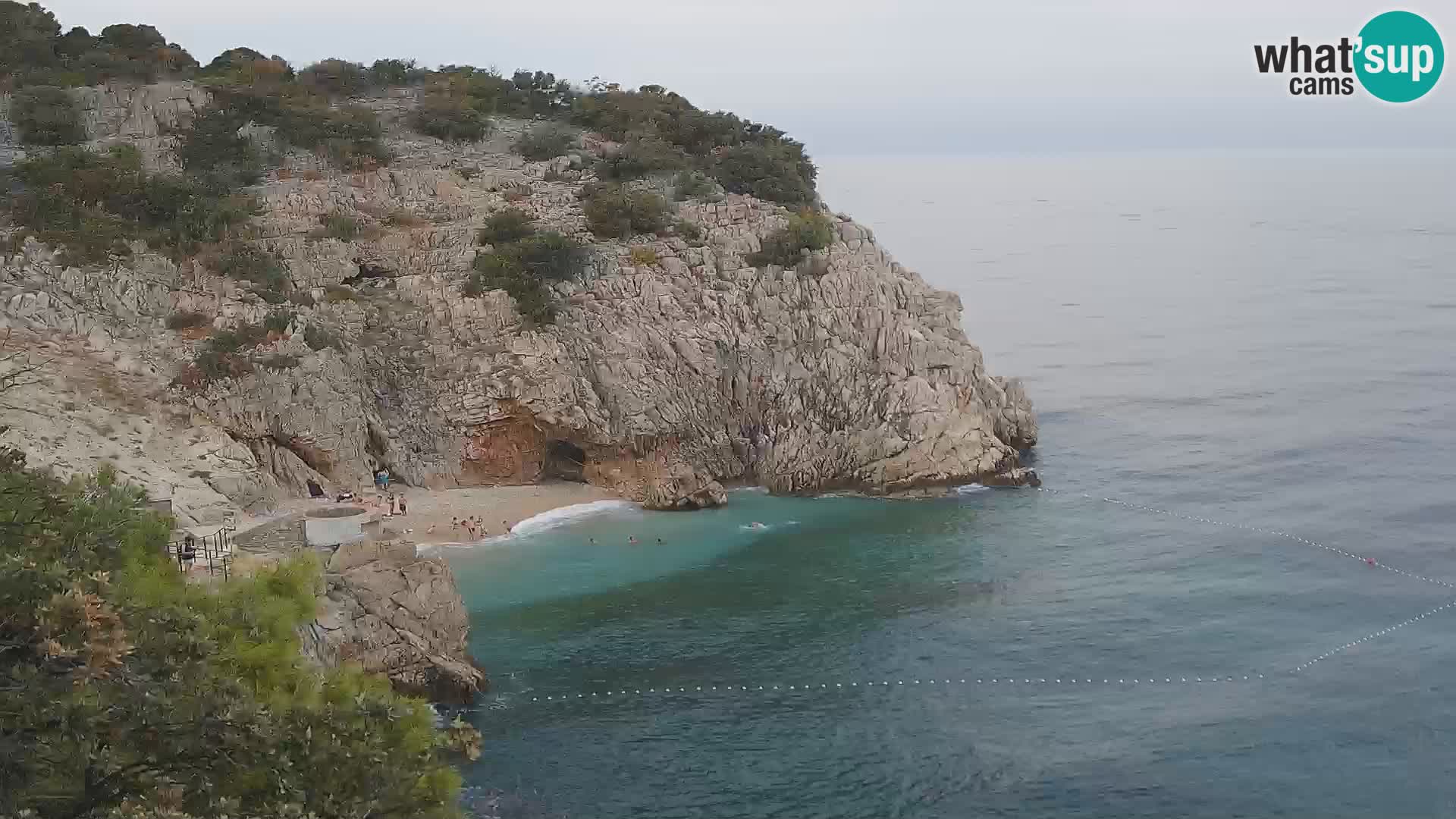 Webcam Brseč beach – Mošćenička Draga – Croatia