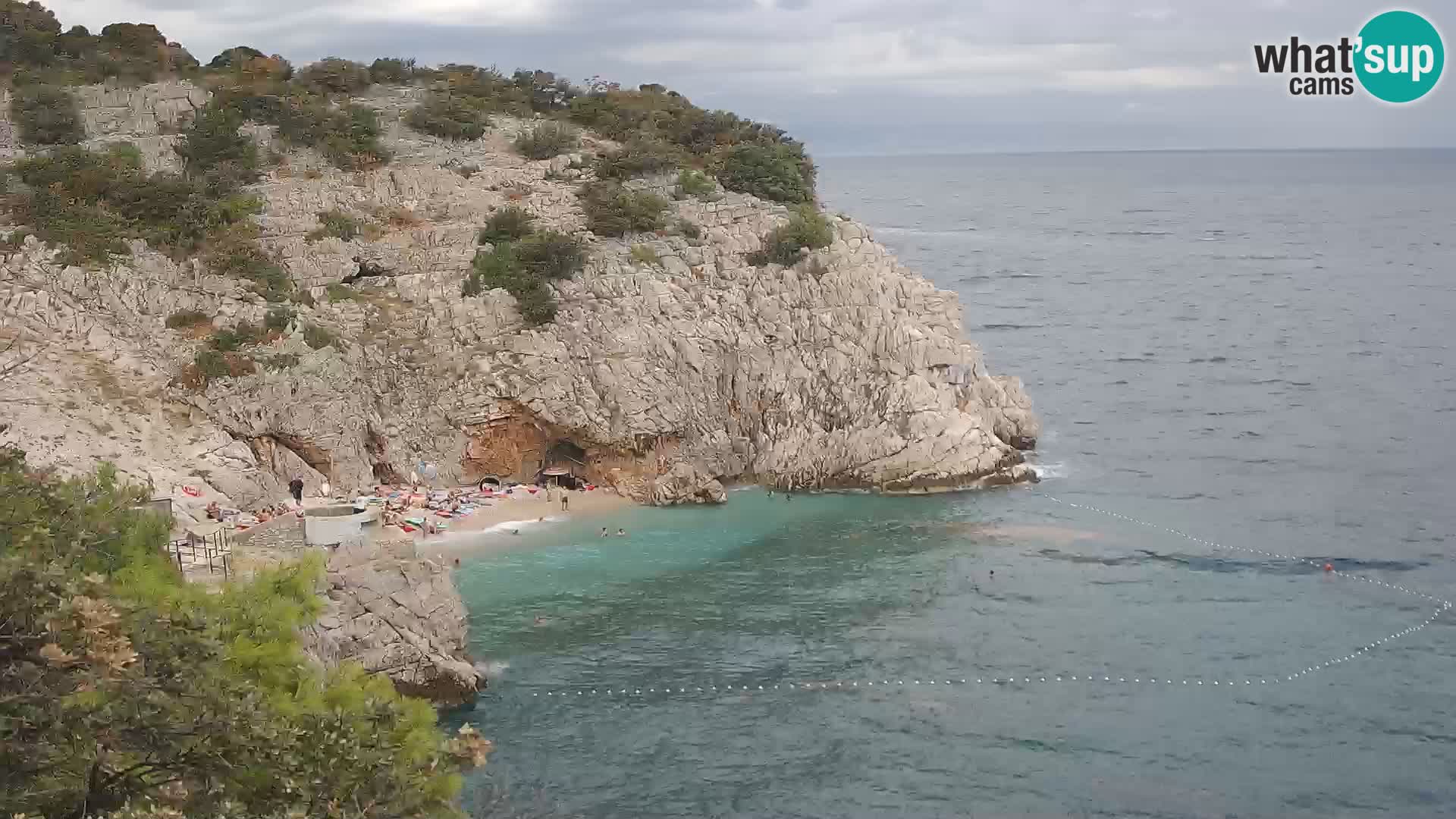 Webcam Brseč beach – Mošćenička Draga – Croatia