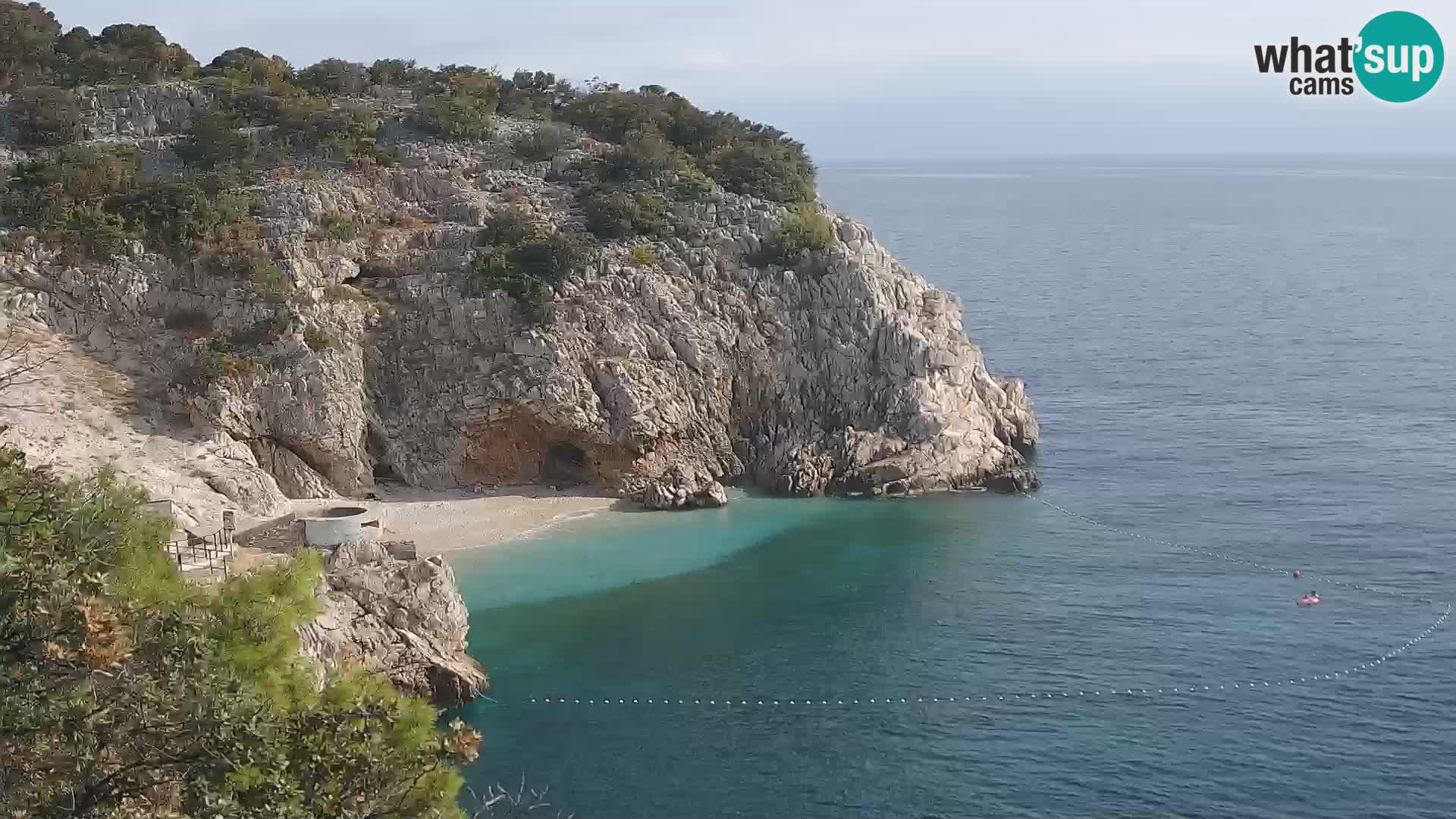 Webcam Brseč beach – Mošćenička Draga – Croatia