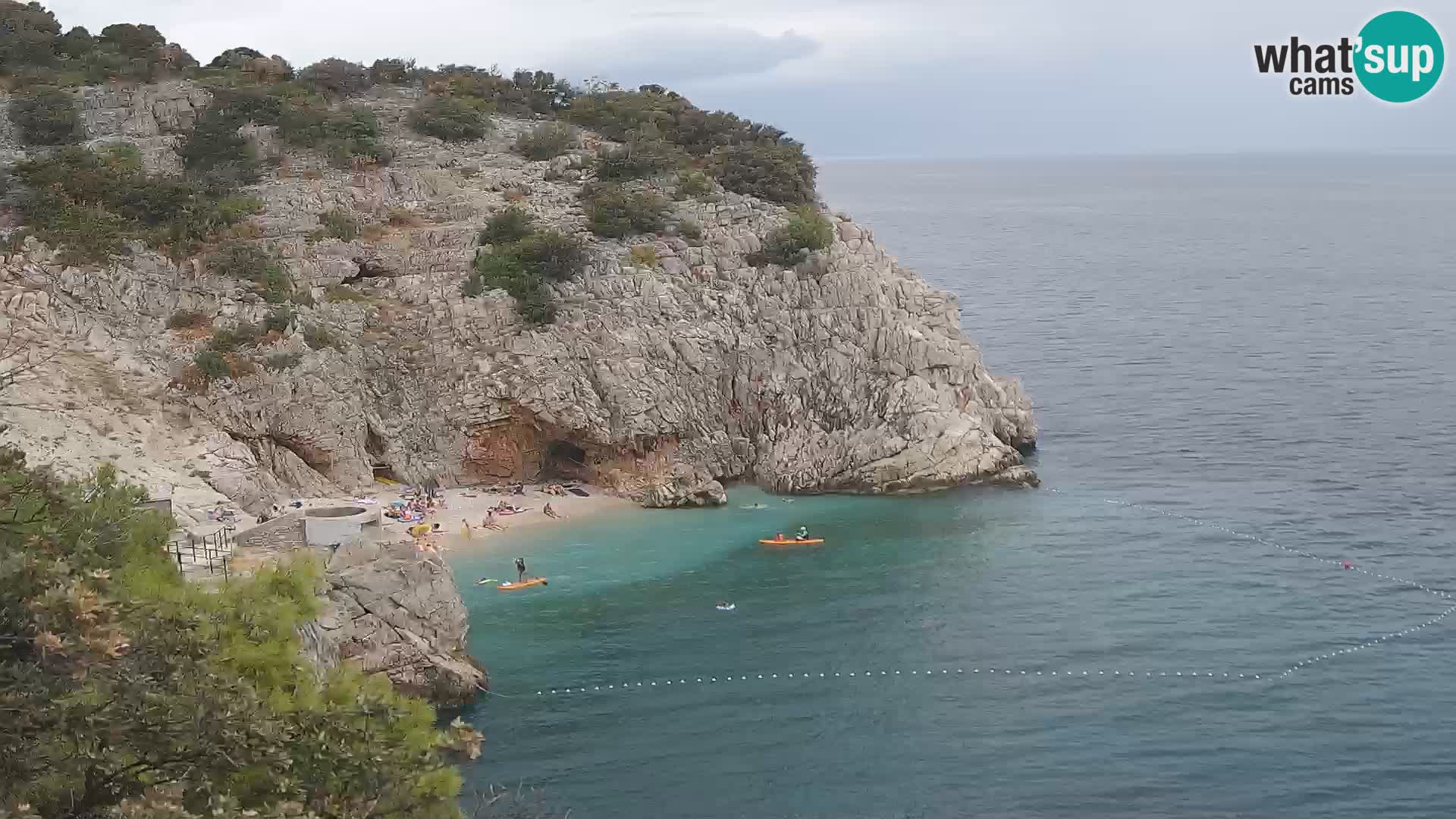 Webcam Brseč beach – Mošćenička Draga – Croatia