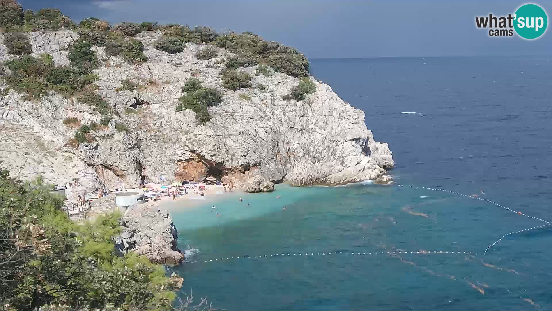 Web kamera plaže Brseč – Mošćenička Draga – Hrvatska