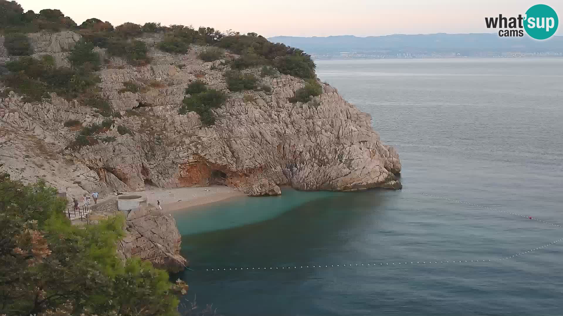 Webcam Brseč Strand – Mošćenička Draga – Kroatien