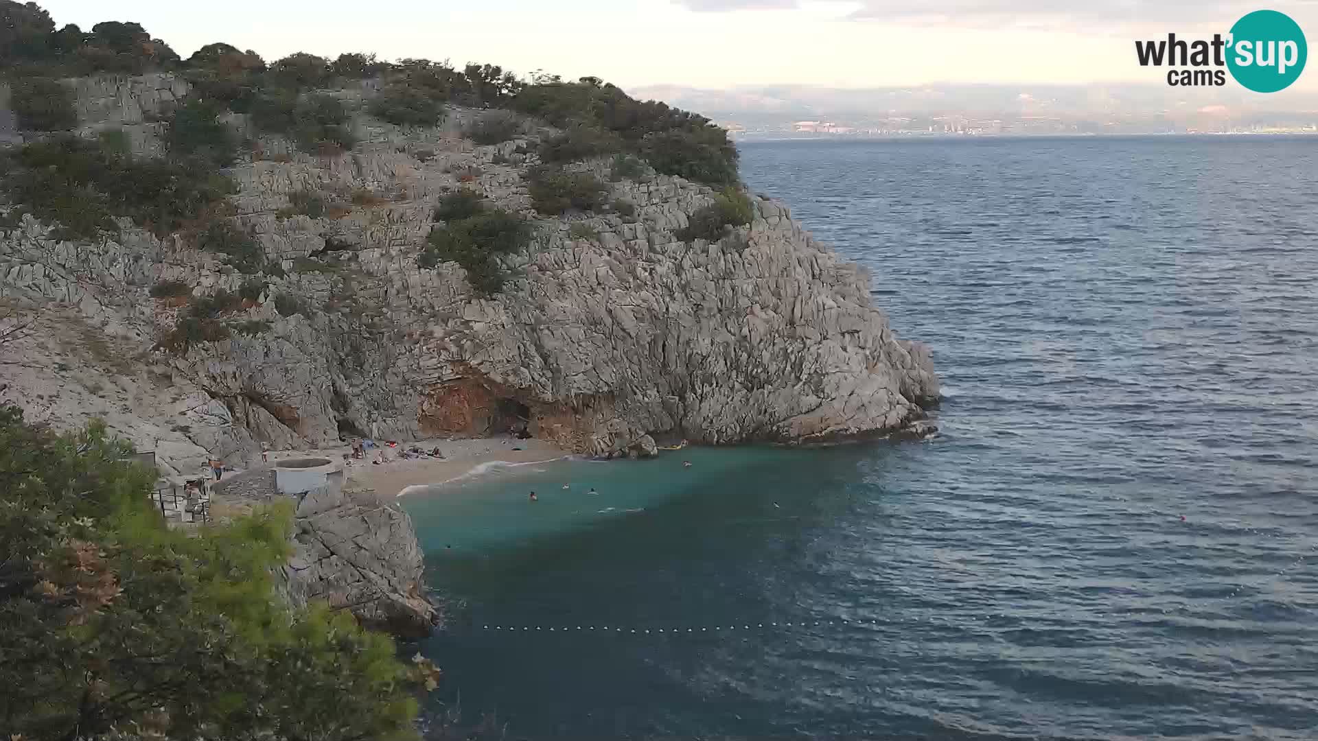 Webcam Bersezio spiaggia – Draga di Moschiena – Croazia