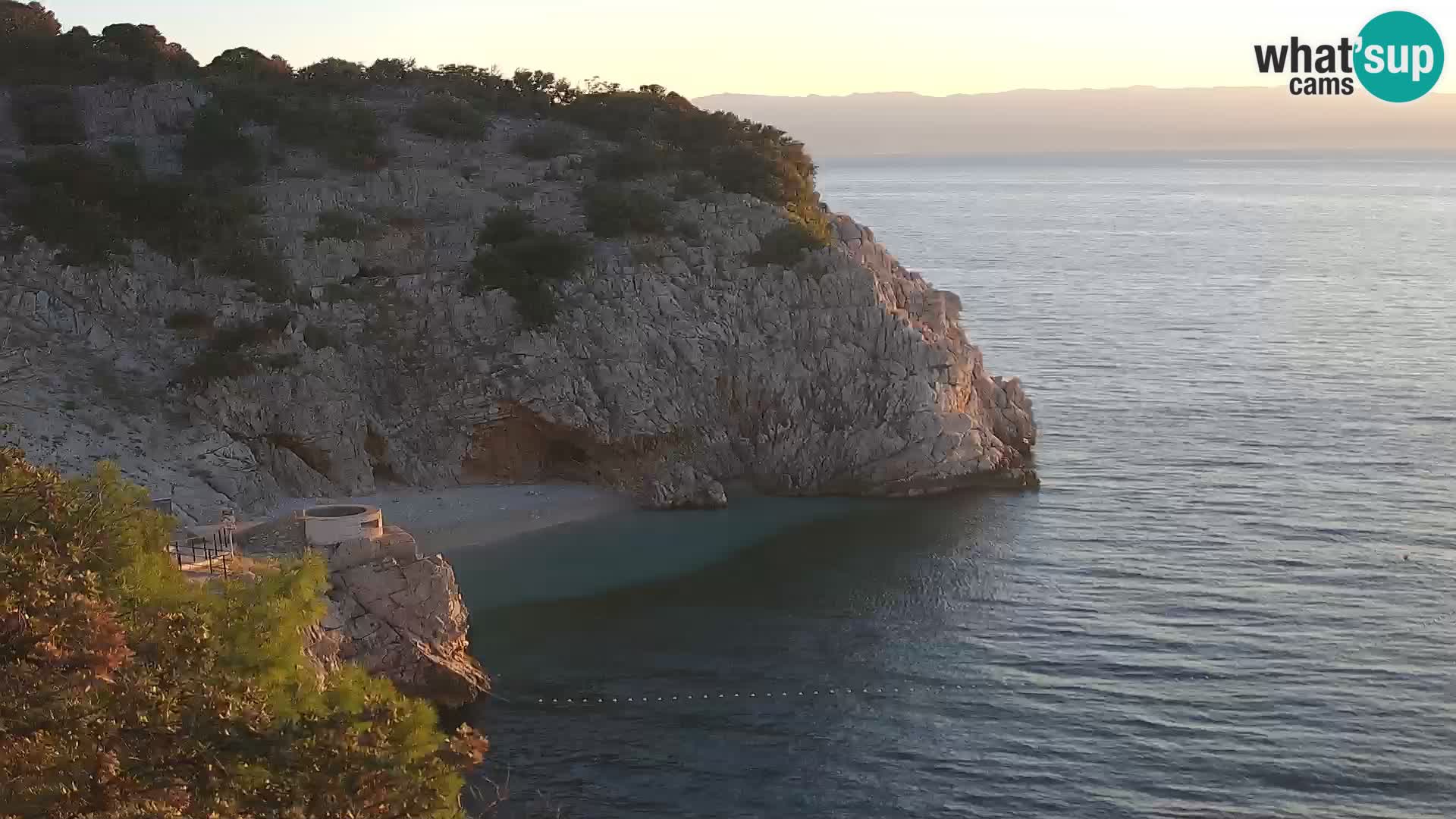 Webcam Brseč beach – Mošćenička Draga – Croatia