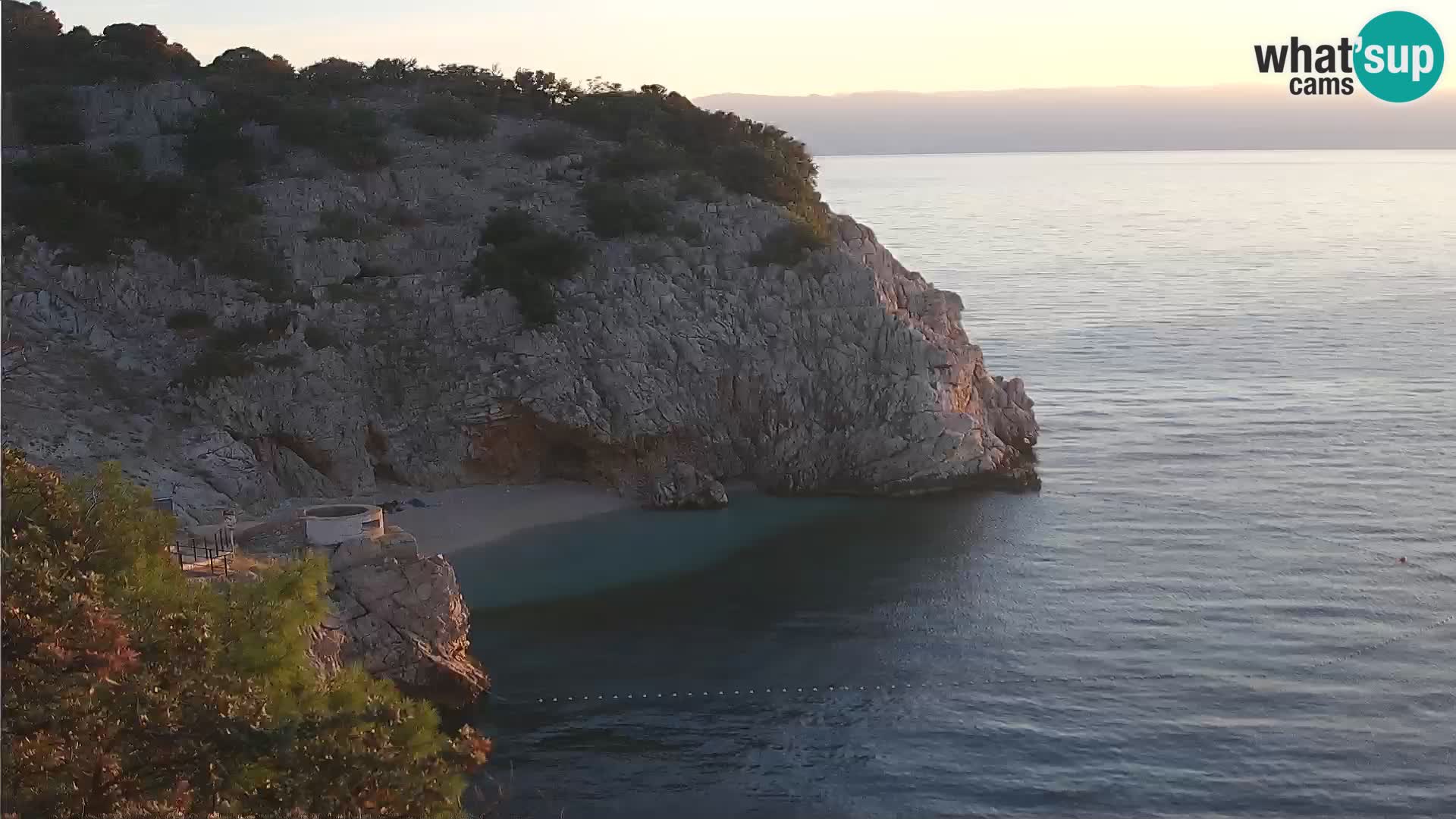 Webcam Brseč beach – Mošćenička Draga – Croatia