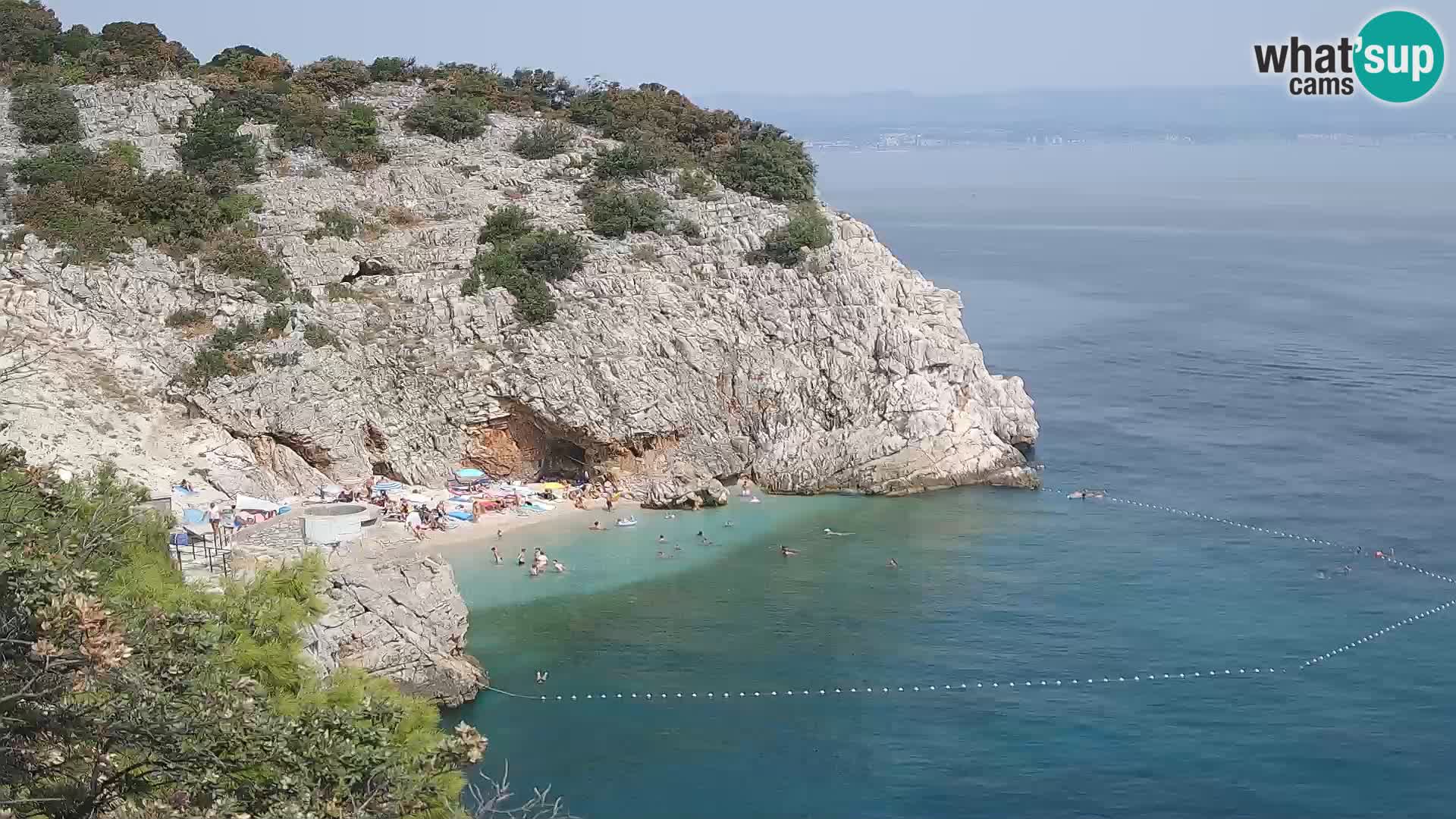 Webcam Bersezio spiaggia – Draga di Moschiena – Croazia