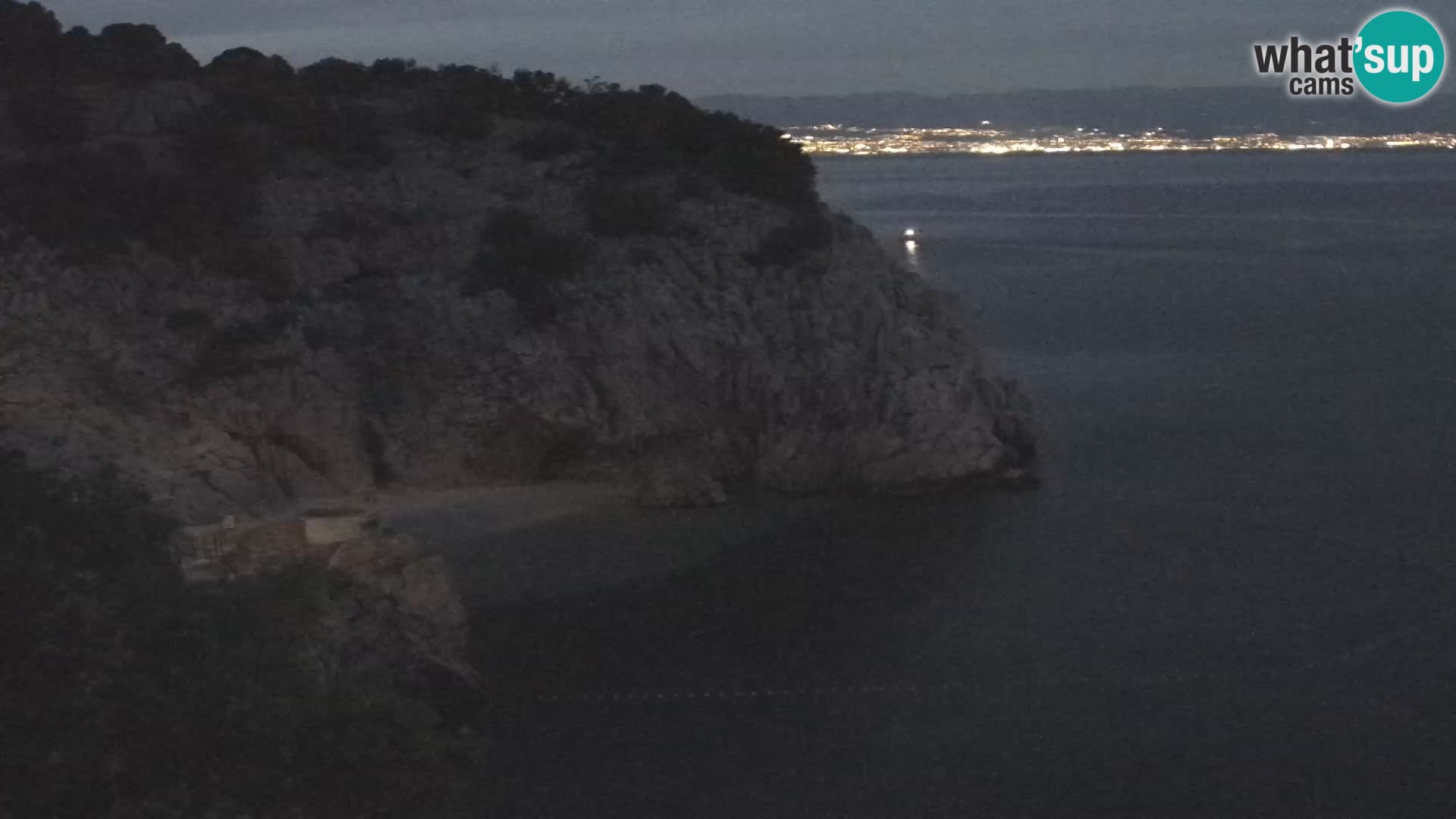 Webcam Brseč beach – Mošćenička Draga – Croatia