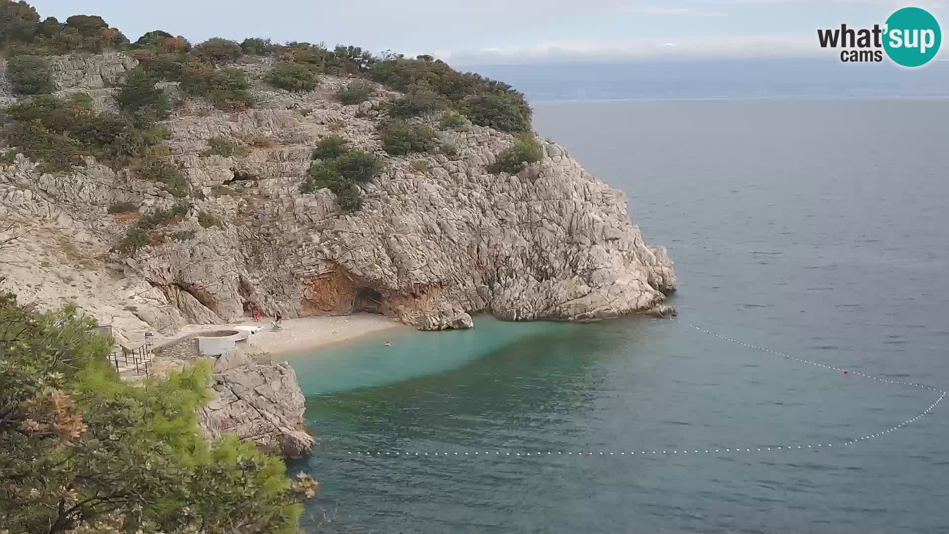 Web kamera plaže Brseč – Mošćenička Draga – Hrvatska