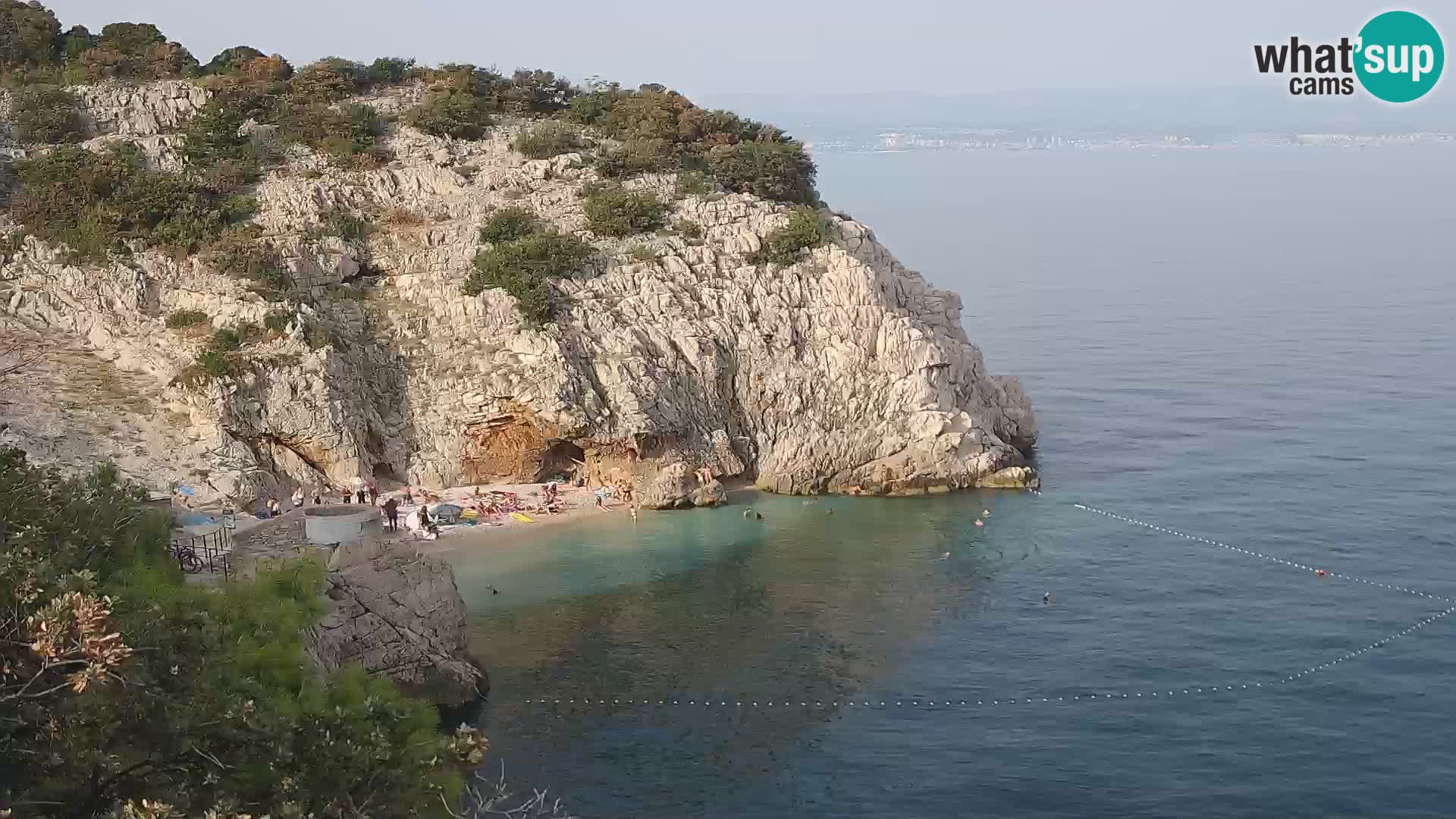 Web kamera plaže Brseč – Mošćenička Draga – Hrvatska