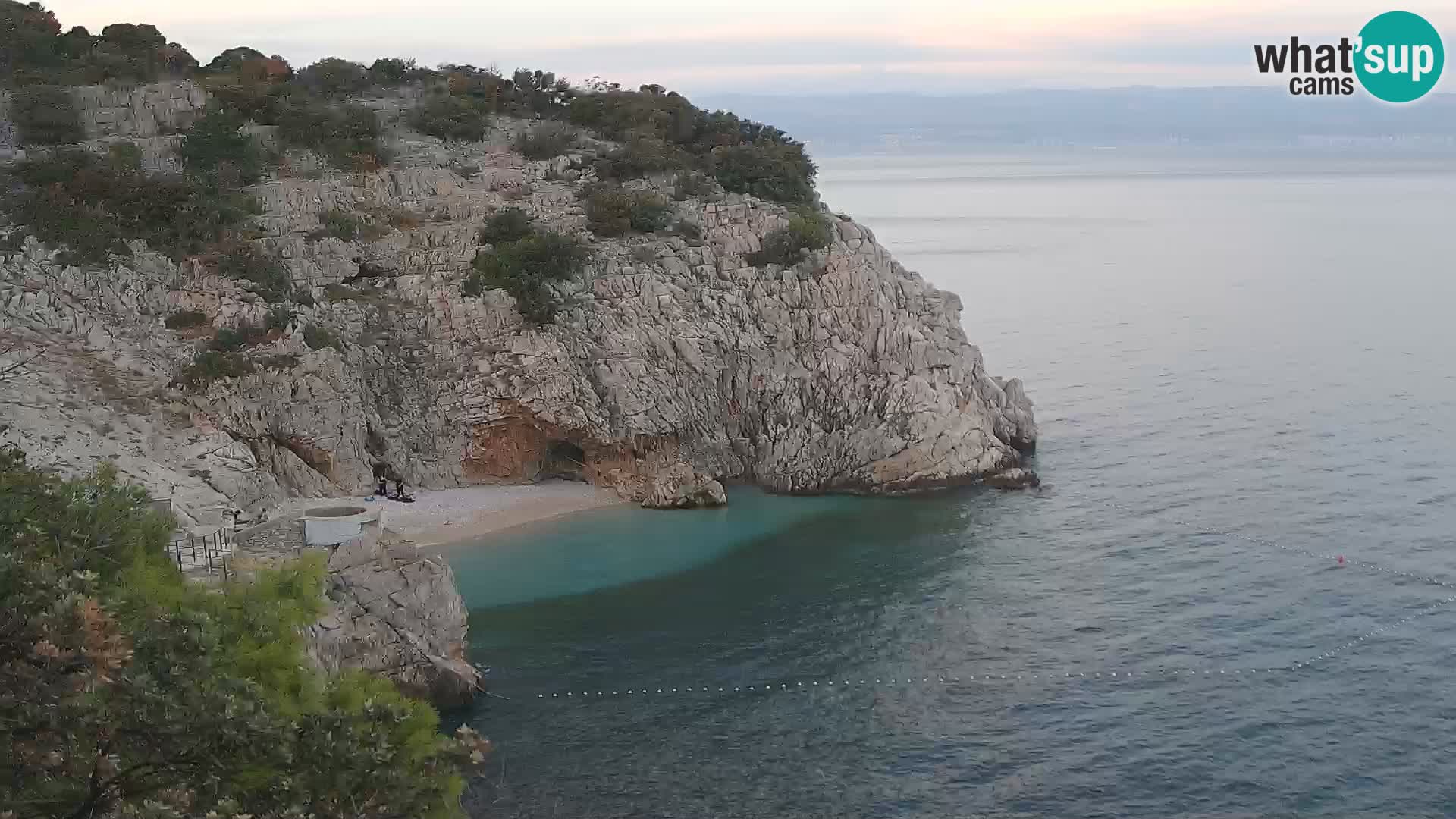 Web kamera plaže Brseč – Mošćenička Draga – Hrvatska