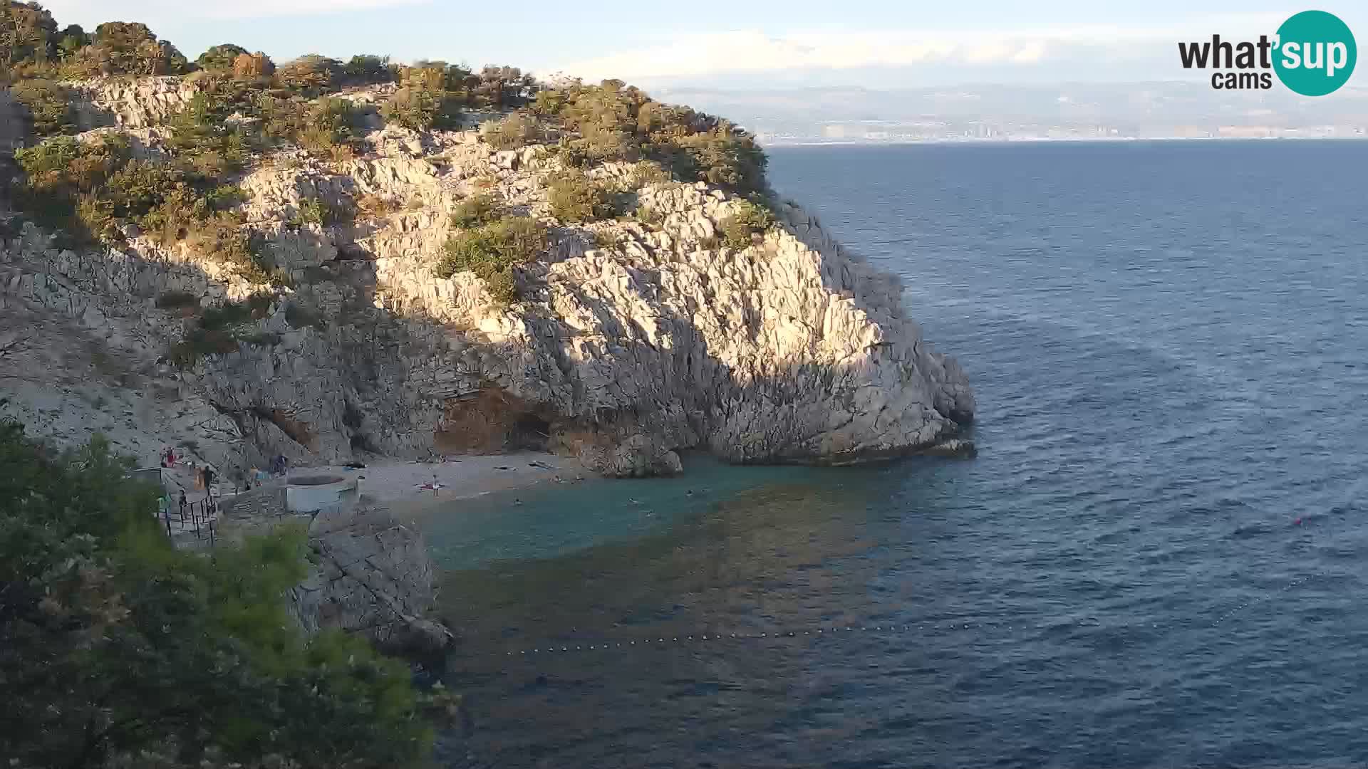 Webcam Brseč Strand – Mošćenička Draga – Kroatien