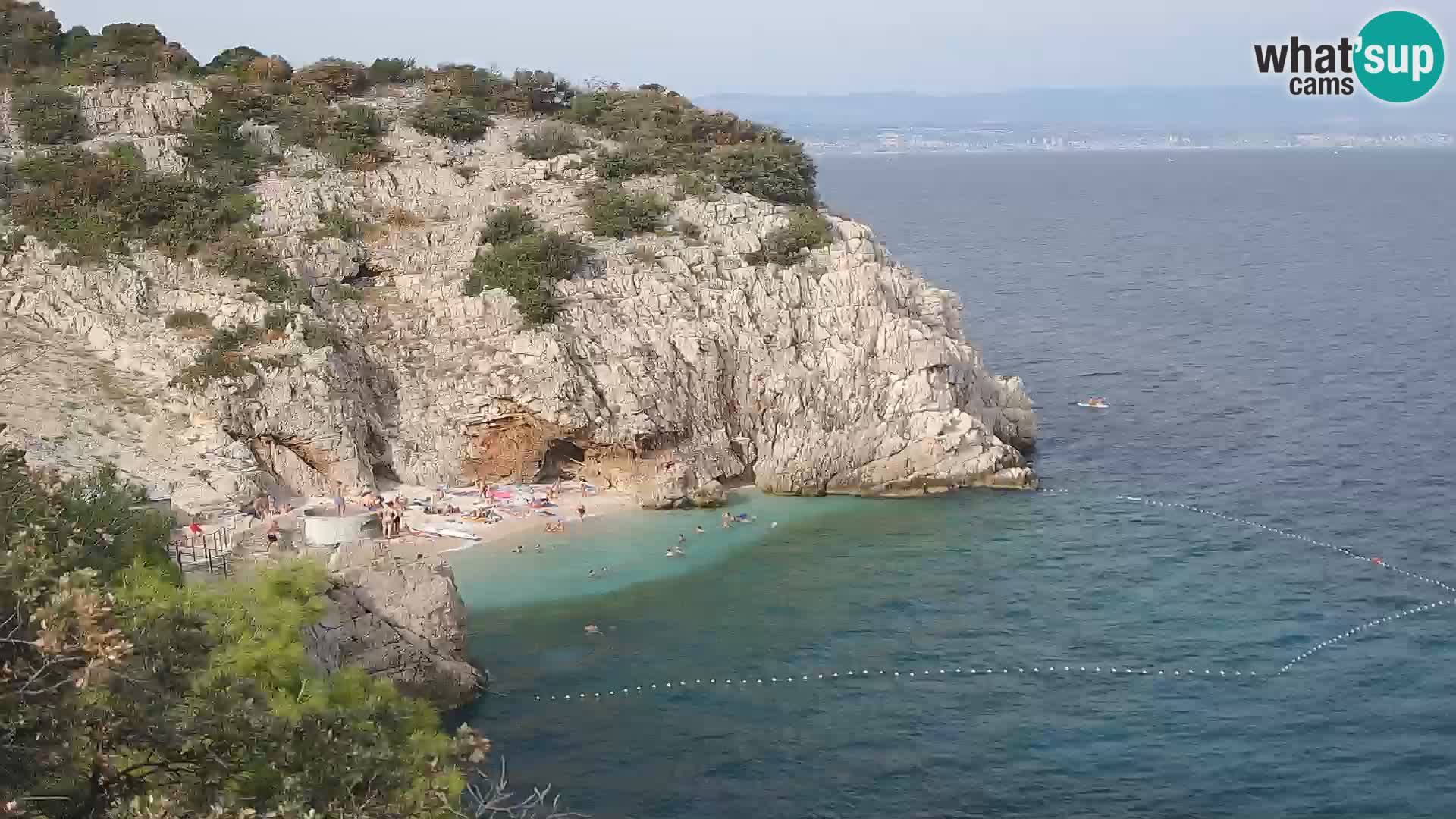 Webcam Brseč Strand – Mošćenička Draga – Kroatien