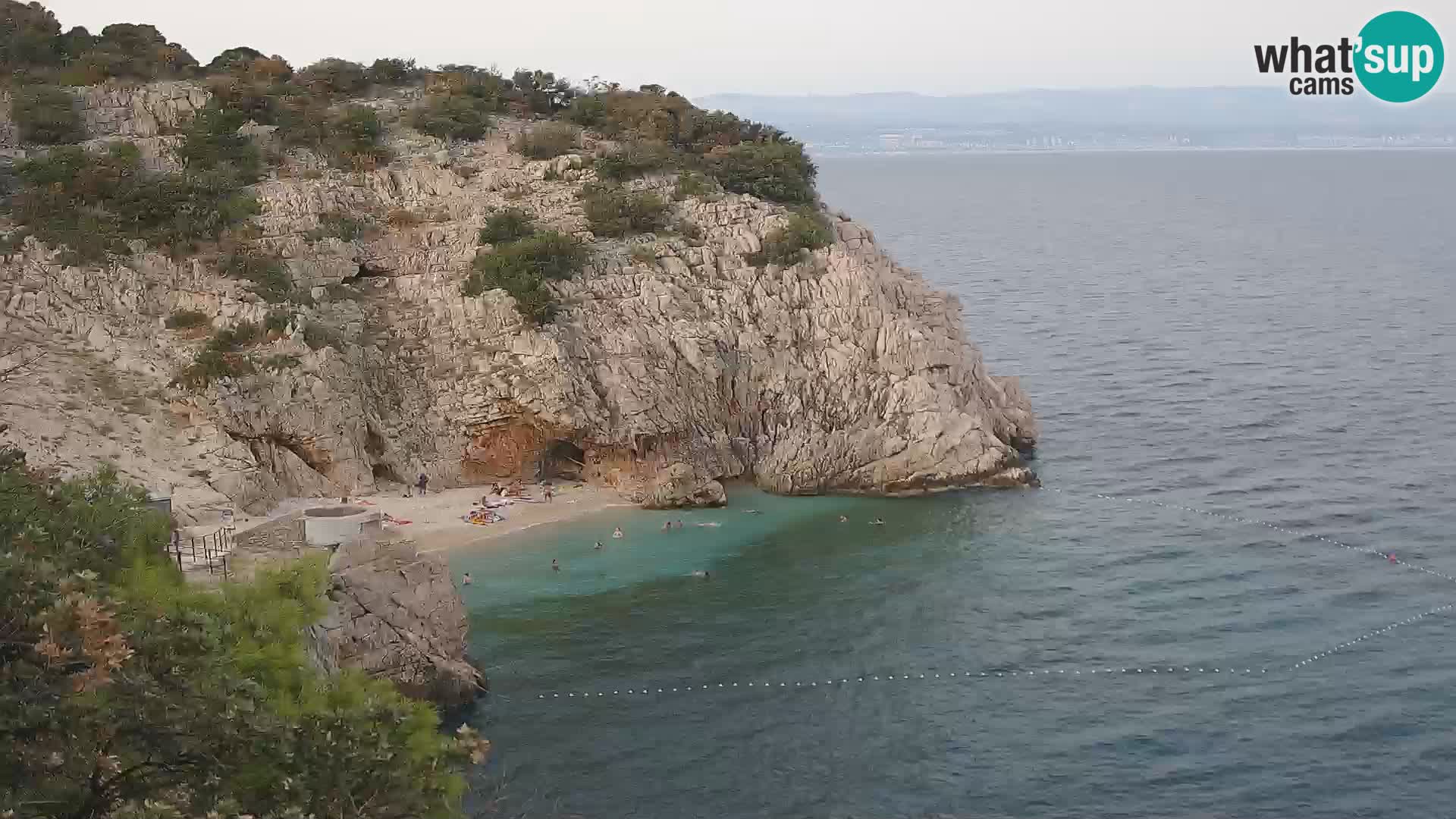Webcam Brseč Strand – Mošćenička Draga – Kroatien