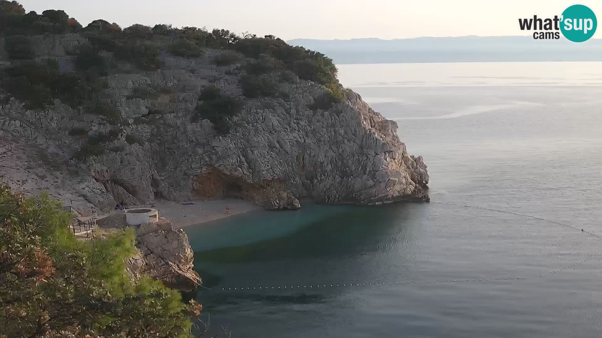 Webcam Bersezio spiaggia – Draga di Moschiena – Croazia