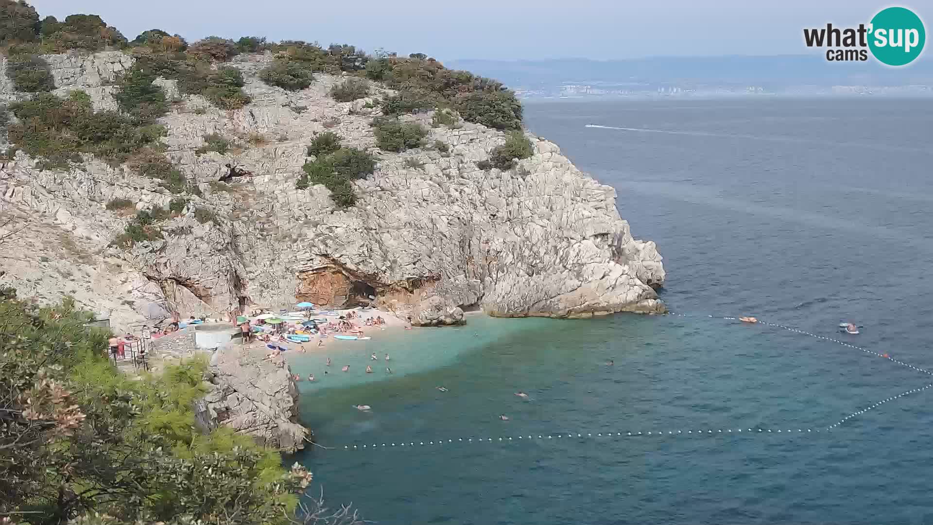 Webcam Bersezio spiaggia – Draga di Moschiena – Croazia