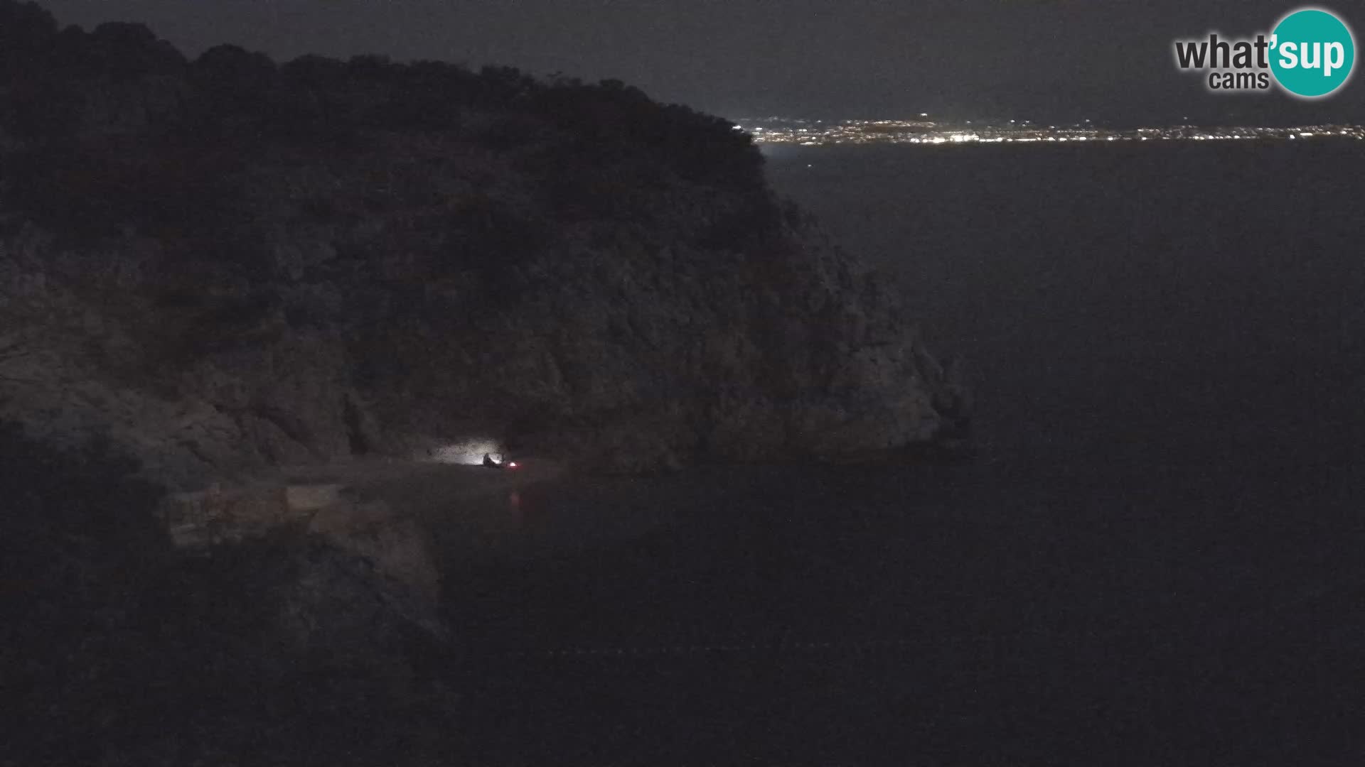 Cámara web de la playa de Brseč en Mošćenička Draga, Croacia