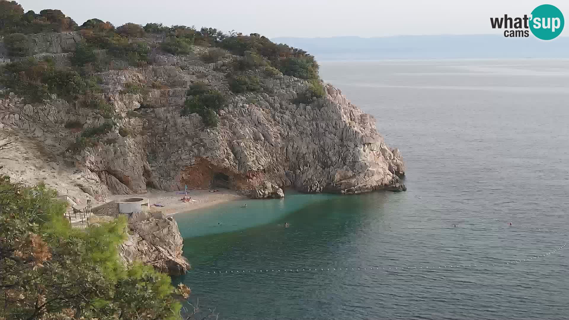 Webcam Brseč Strand – Mošćenička Draga – Kroatien