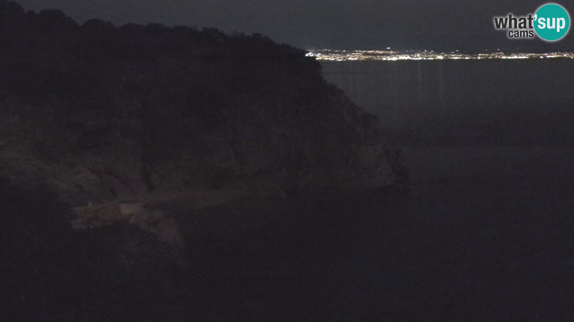 Webcam plage Brseč à Mošćenička Draga, Croatie
