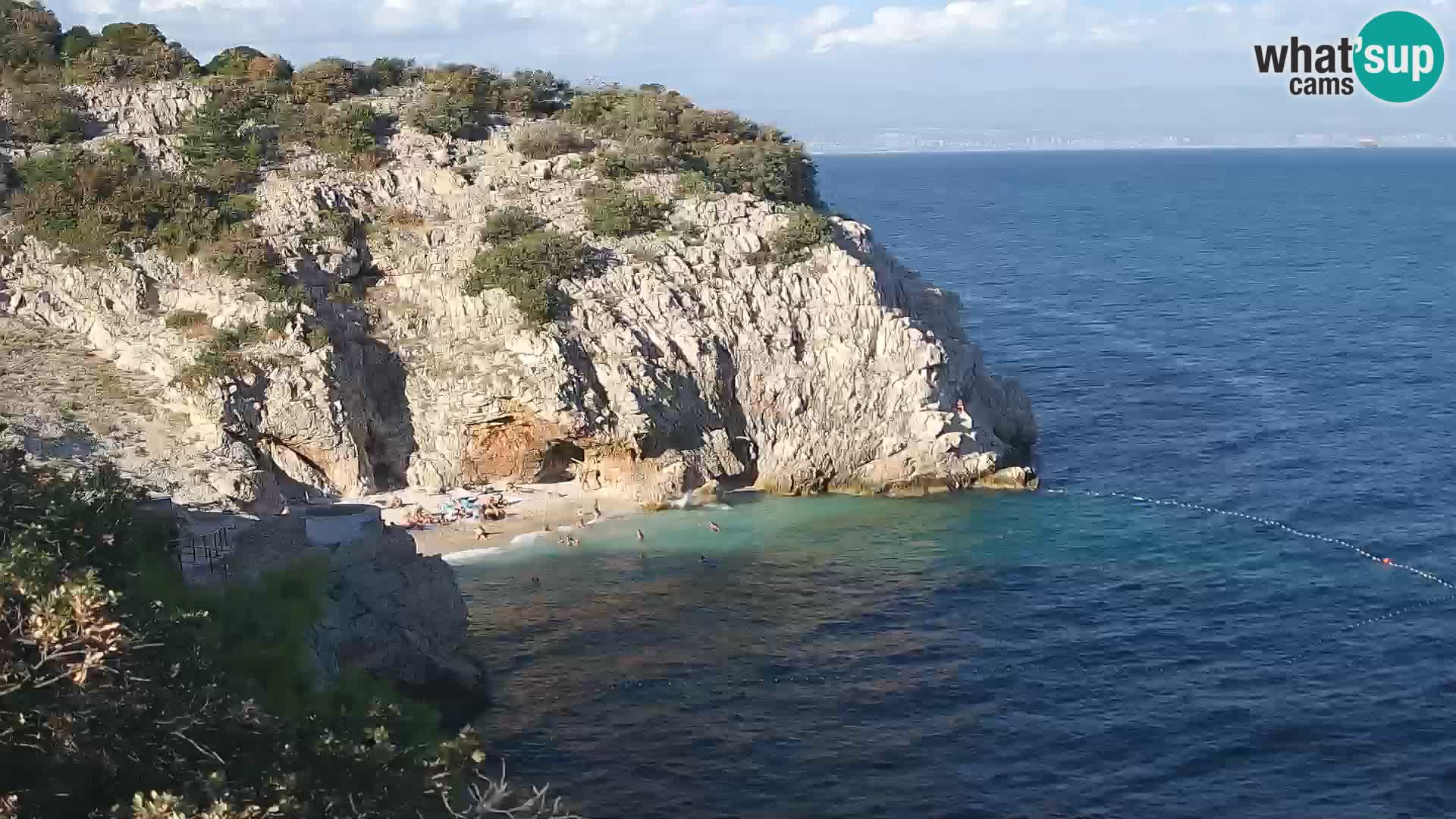 Webcam Brseč Strand – Mošćenička Draga – Kroatien
