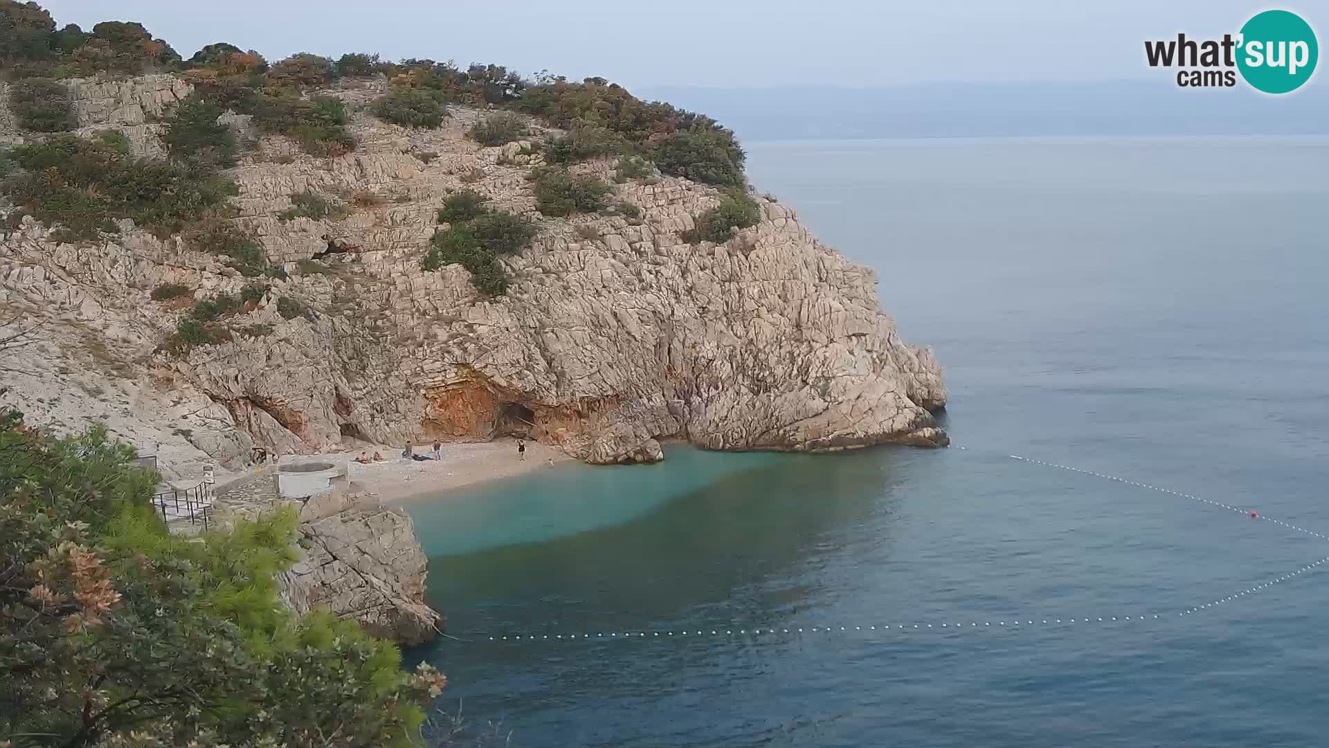 Webcam Brseč beach – Mošćenička Draga – Croatia
