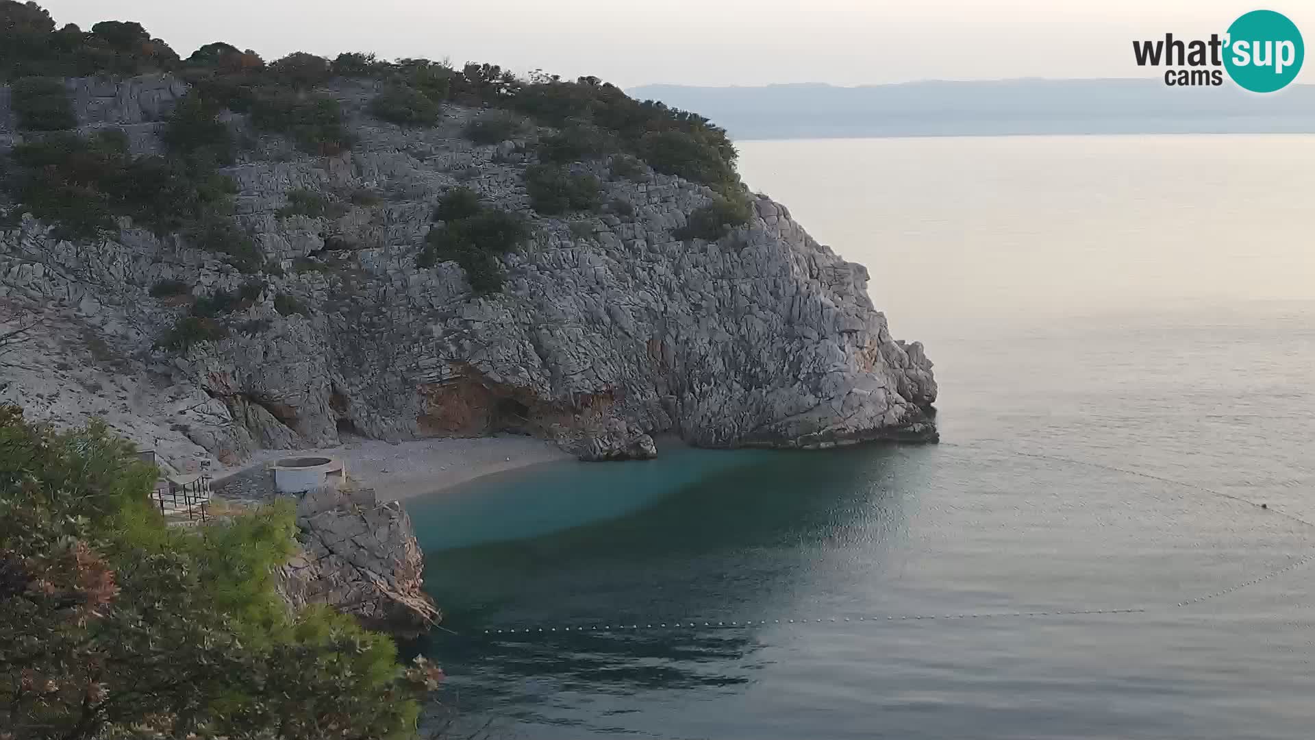 Webcam Brseč beach – Mošćenička Draga – Croatia