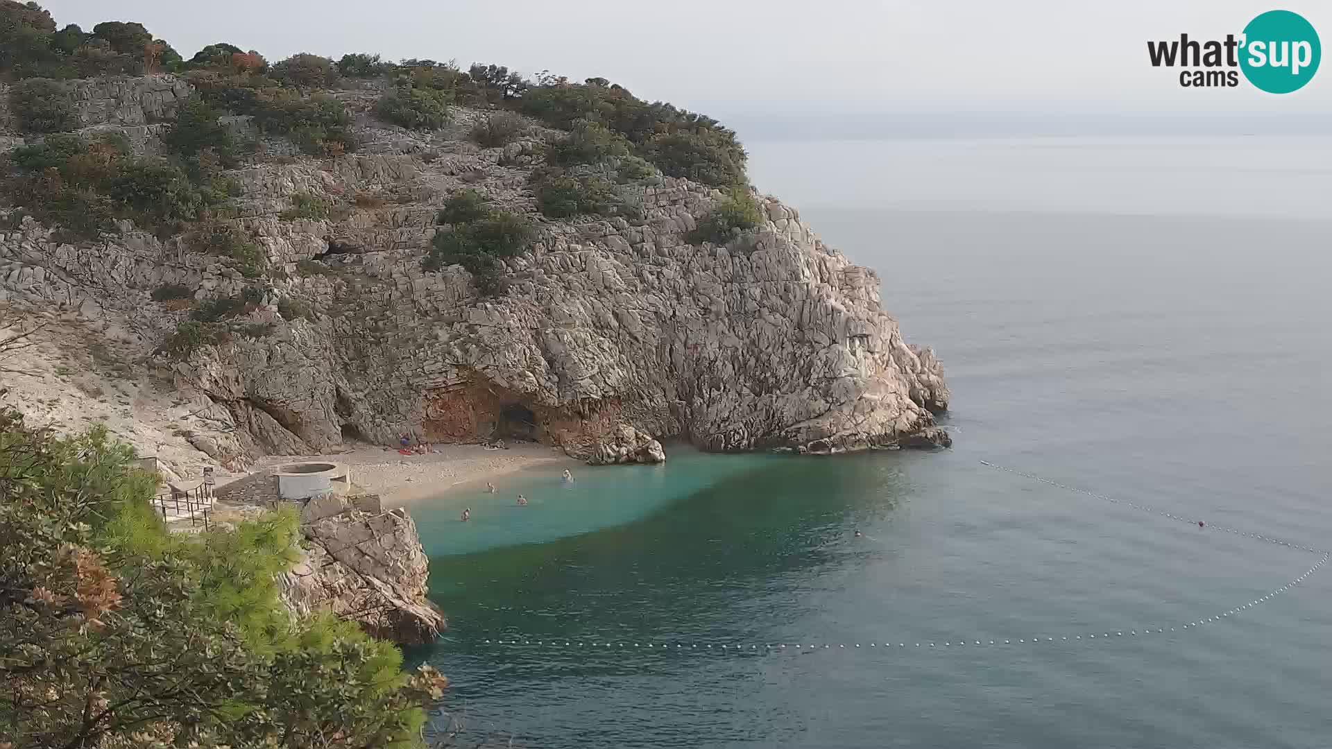 Webcam Brseč Strand – Mošćenička Draga – Kroatien
