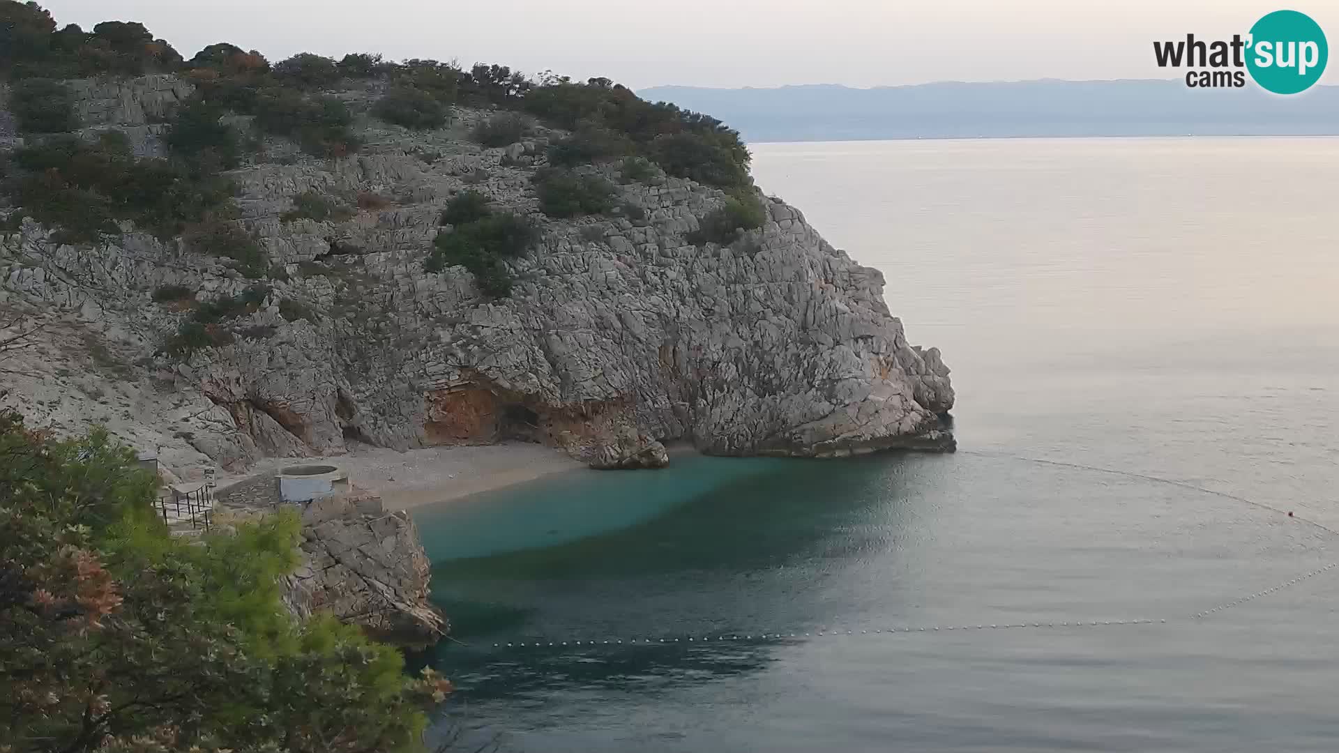 Webcam Brseč beach – Mošćenička Draga – Croatia