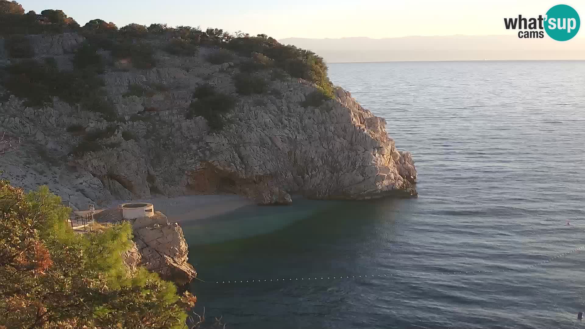 Webcam Brseč beach – Mošćenička Draga – Croatia
