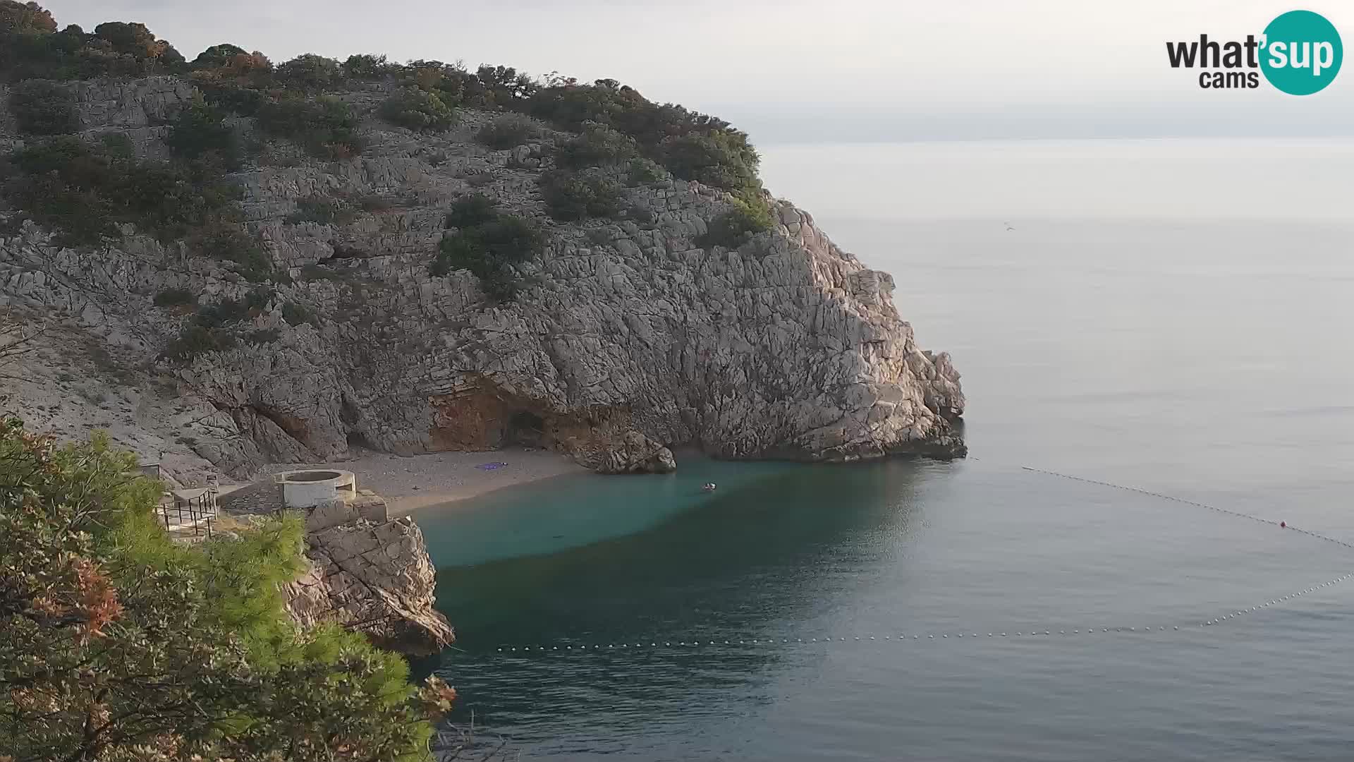 Webcam Brseč beach – Mošćenička Draga – Croatia