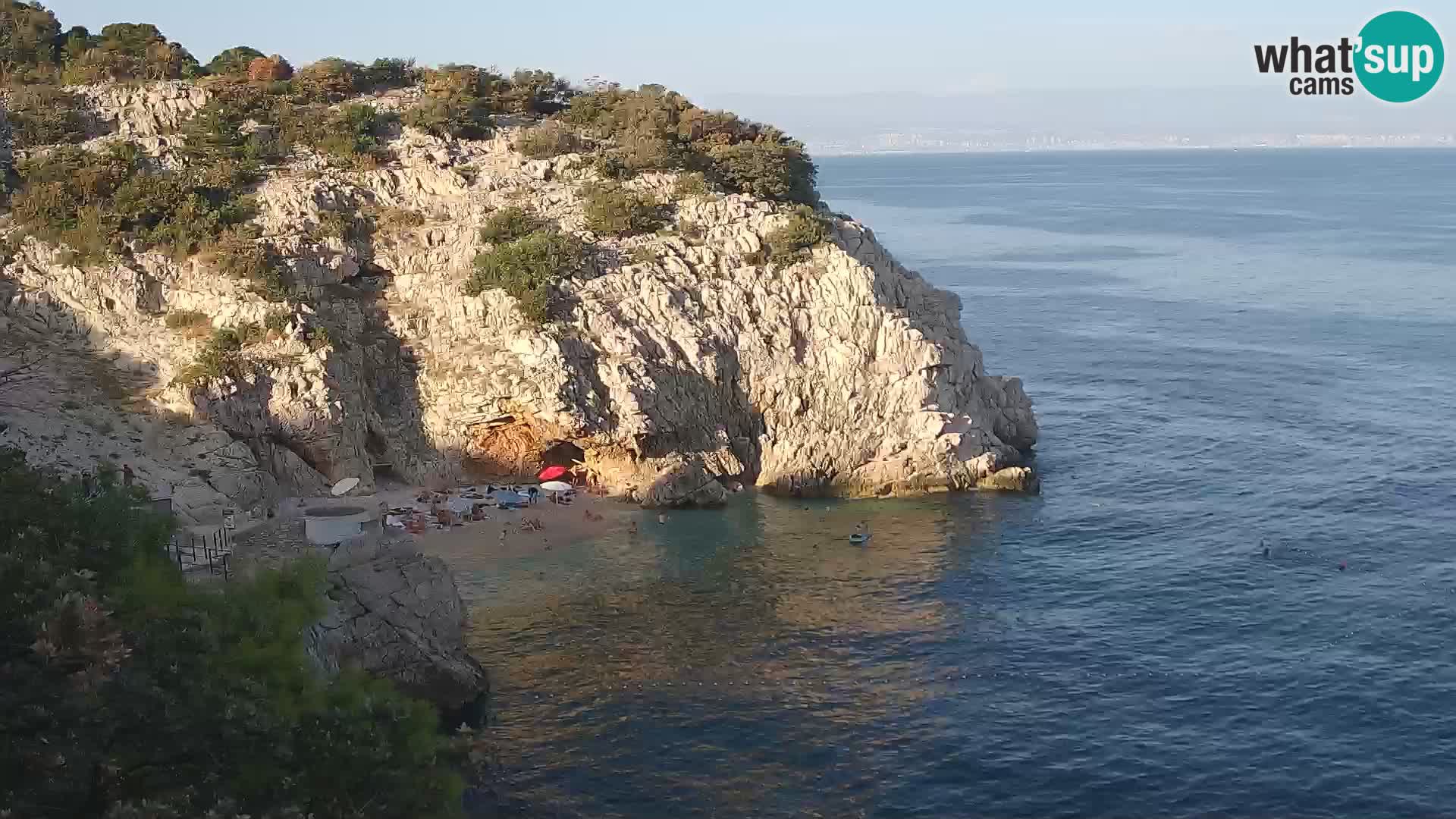 Webcam Brseč Strand – Mošćenička Draga – Kroatien