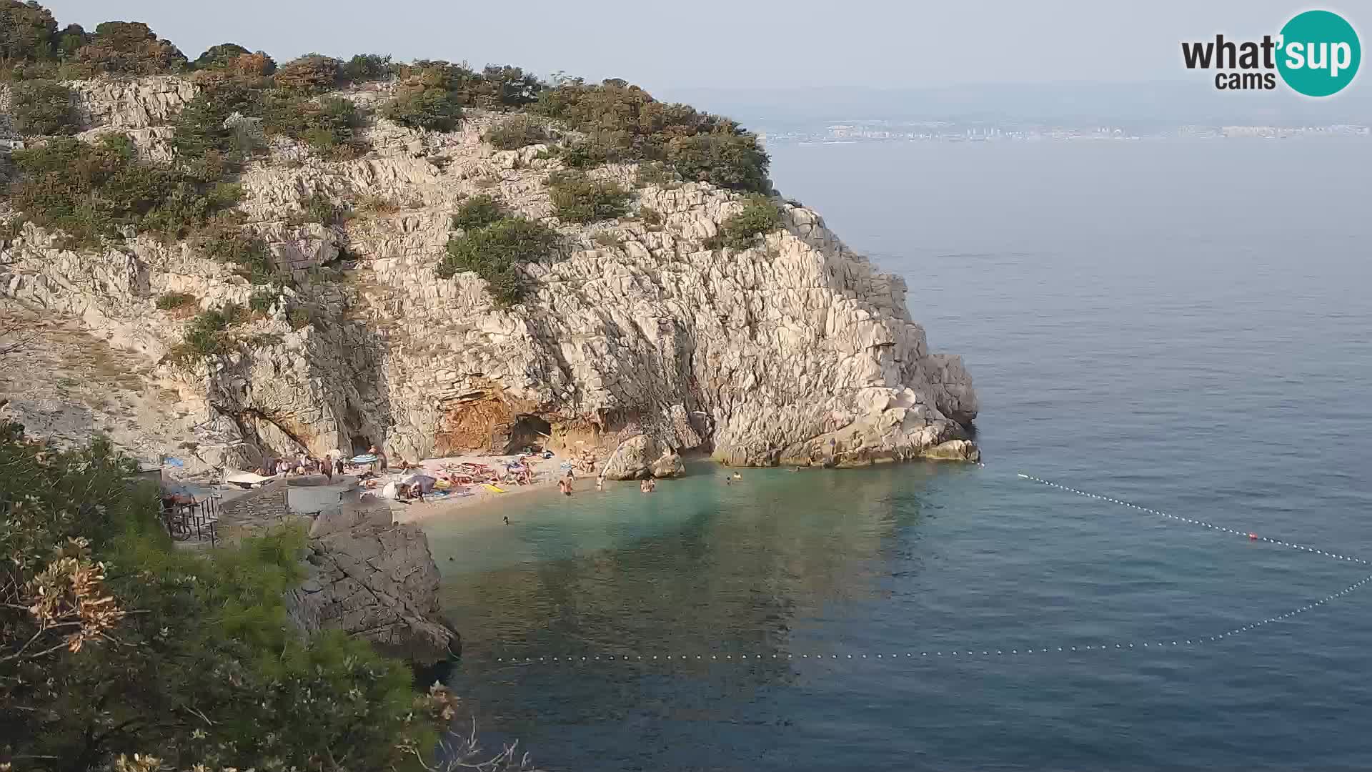 Webcam Bersezio spiaggia – Draga di Moschiena – Croazia