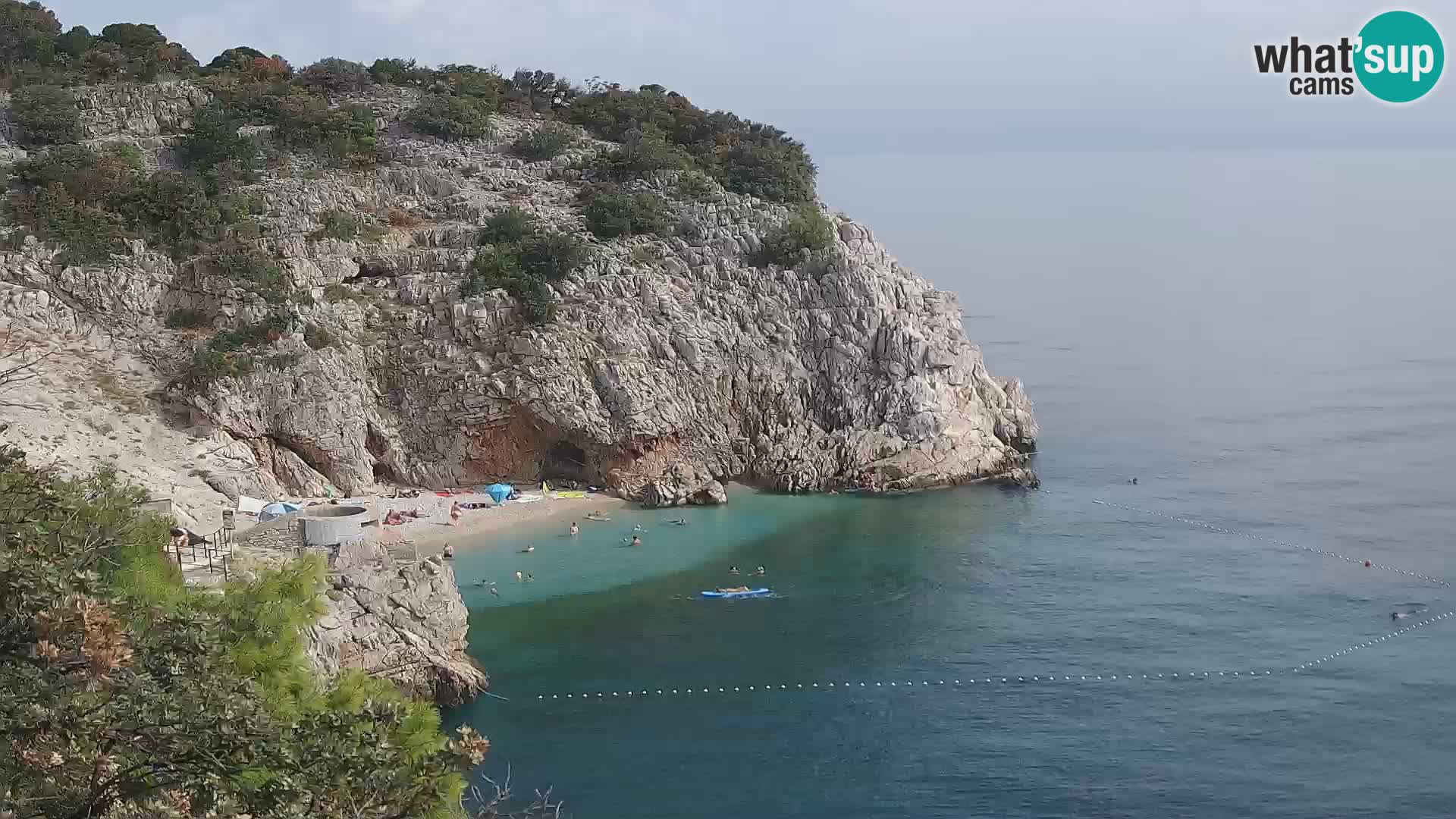 Webcam Brseč Strand – Mošćenička Draga – Kroatien