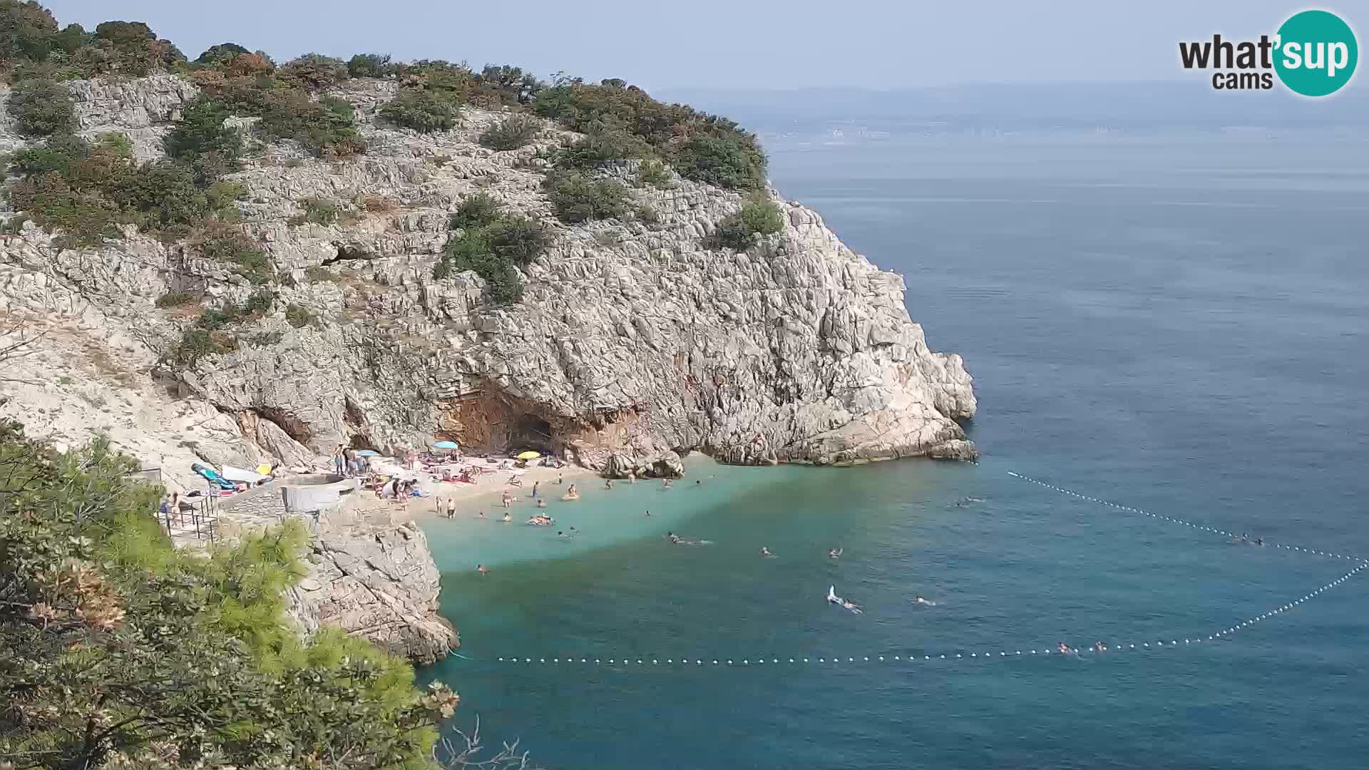Webcam Brseč Strand – Mošćenička Draga – Kroatien