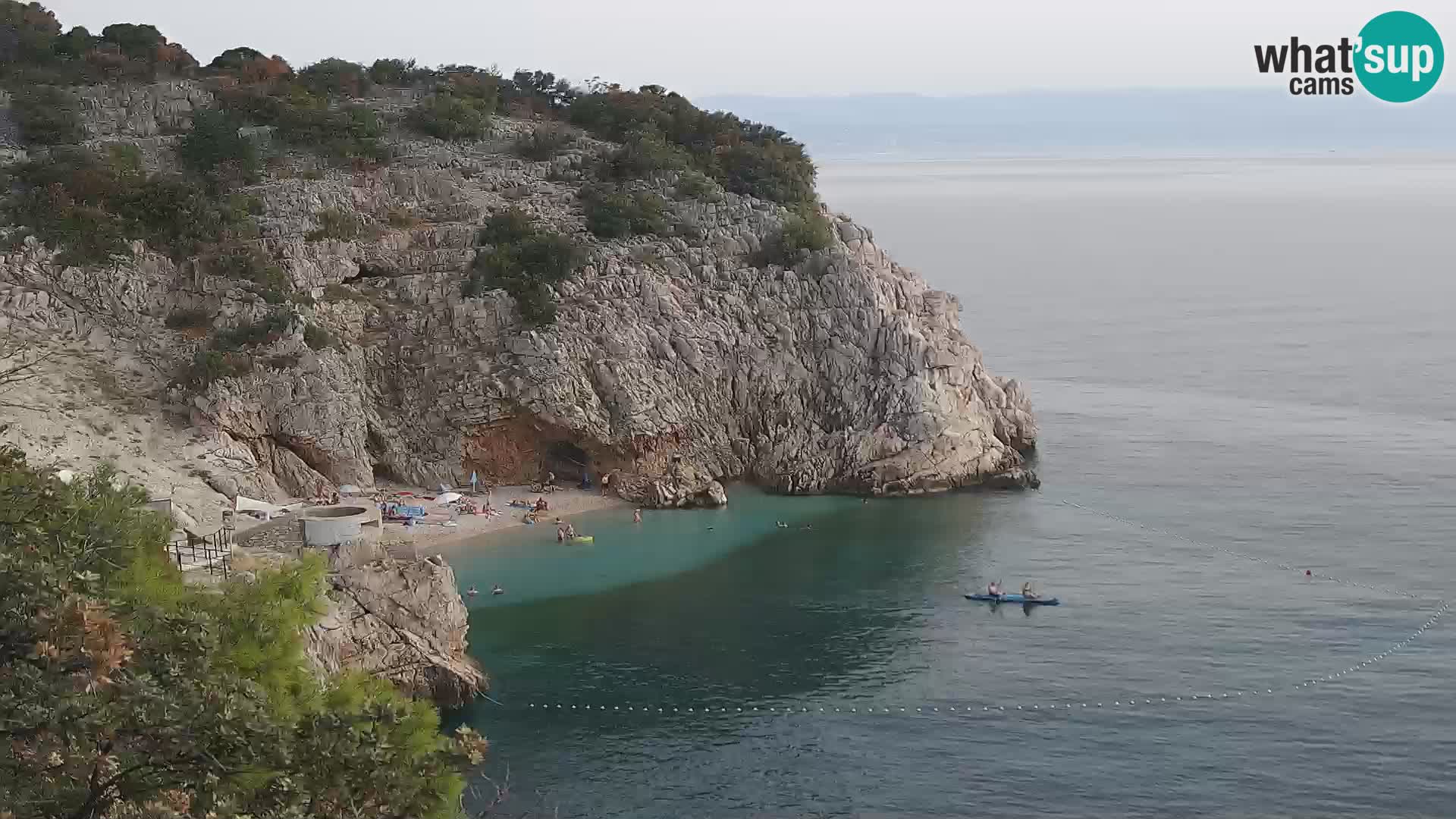Webcam Brseč beach – Mošćenička Draga – Croatia
