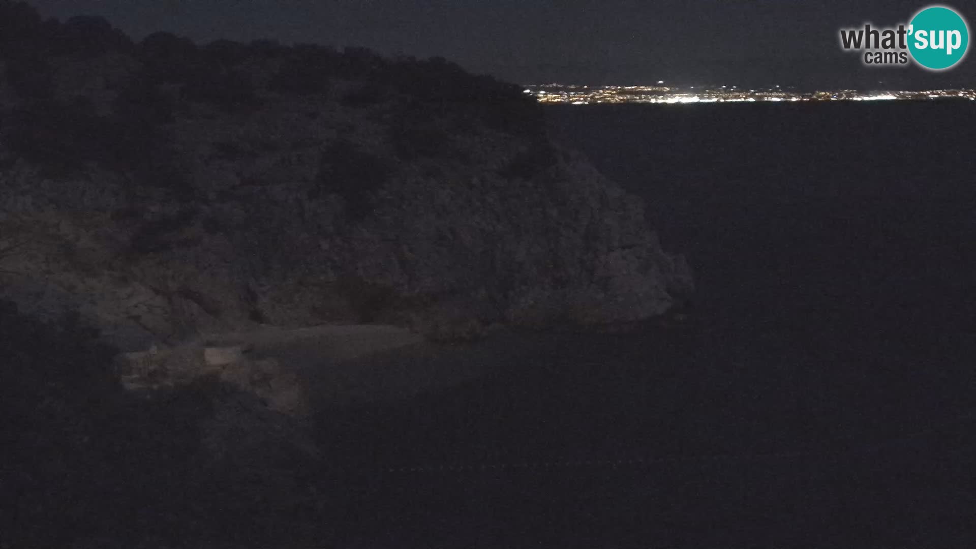 Webcam plage Brseč à Mošćenička Draga, Croatie