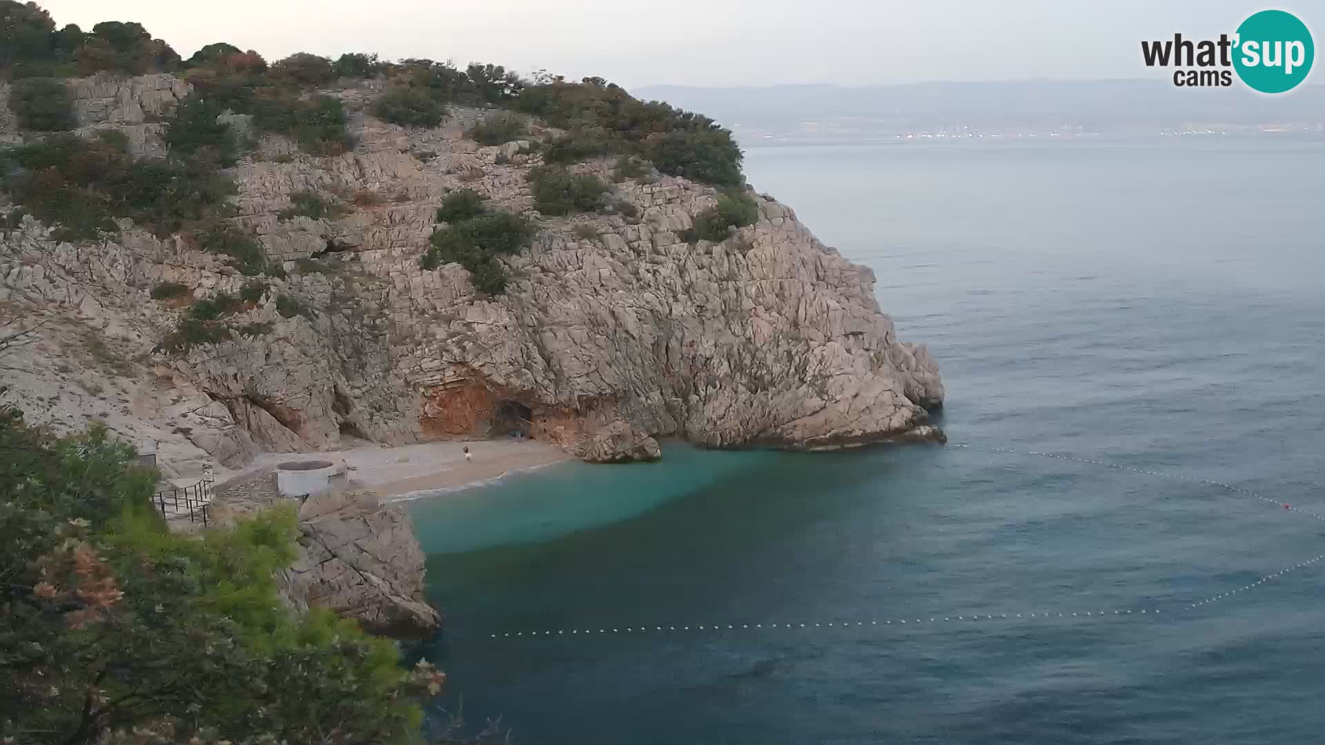 Webcam Bersezio spiaggia – Draga di Moschiena – Croazia