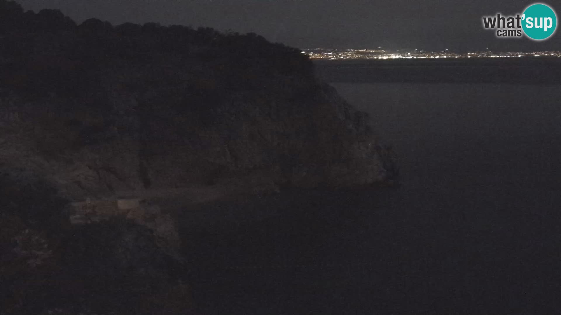 Webcam plage Brseč à Mošćenička Draga, Croatie