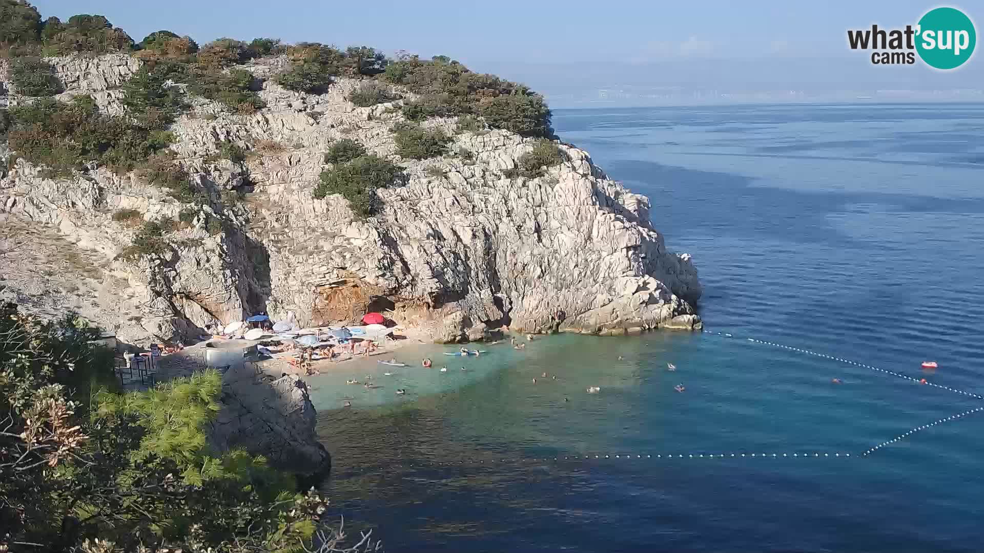 Webcam Brseč Strand – Mošćenička Draga – Kroatien