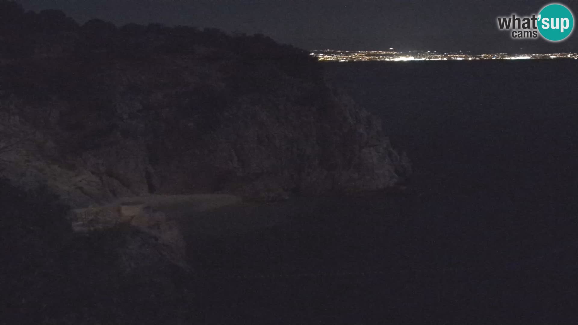 Webcam plage Brseč à Mošćenička Draga, Croatie
