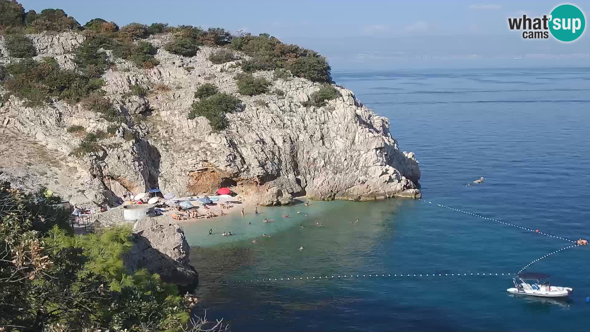 Webcam Brseč Strand – Mošćenička Draga – Kroatien